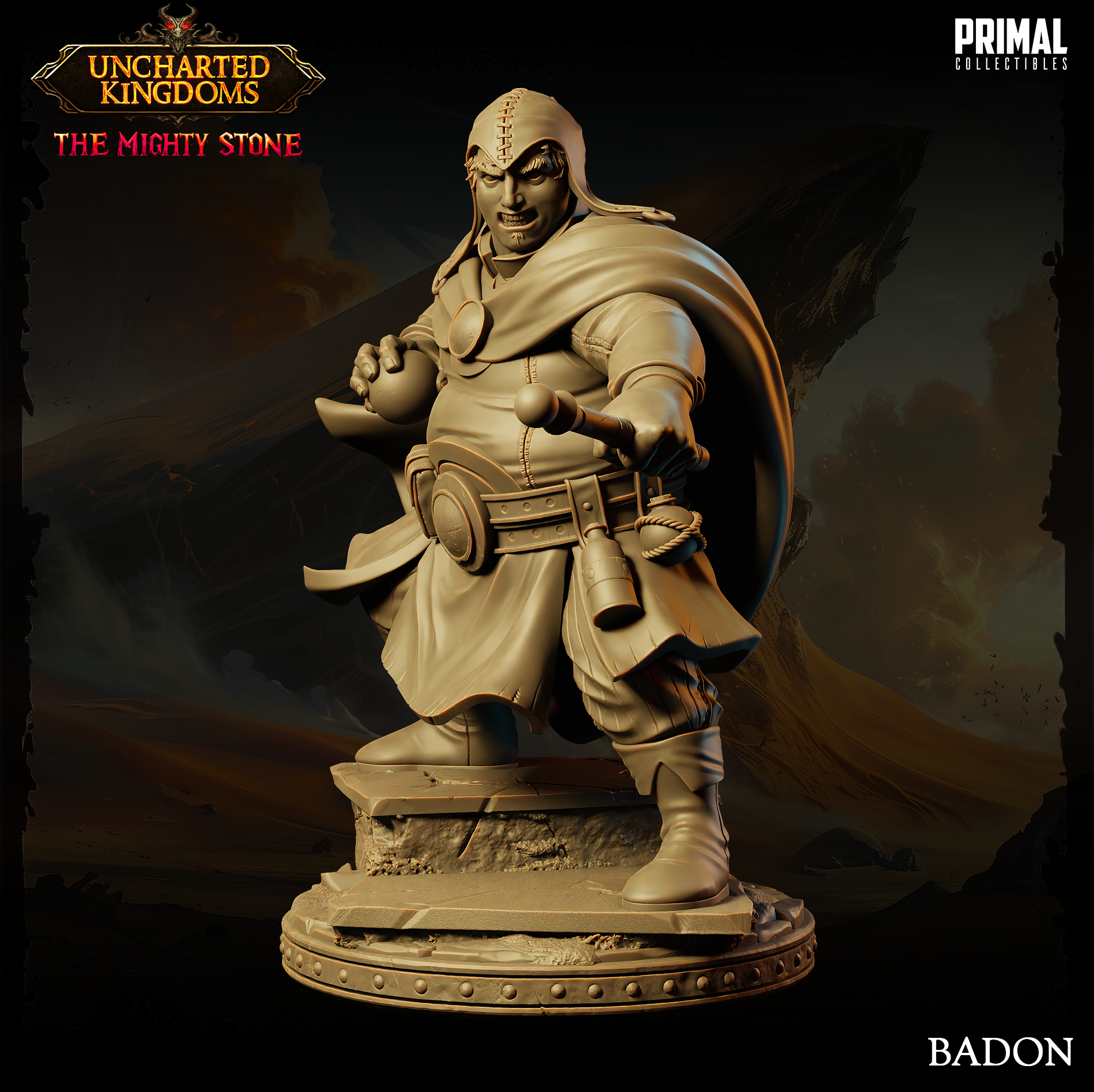 Badon - aus der Reihe Uncharted Kingdoms/ The Mighty Stone von Primal Collectibles