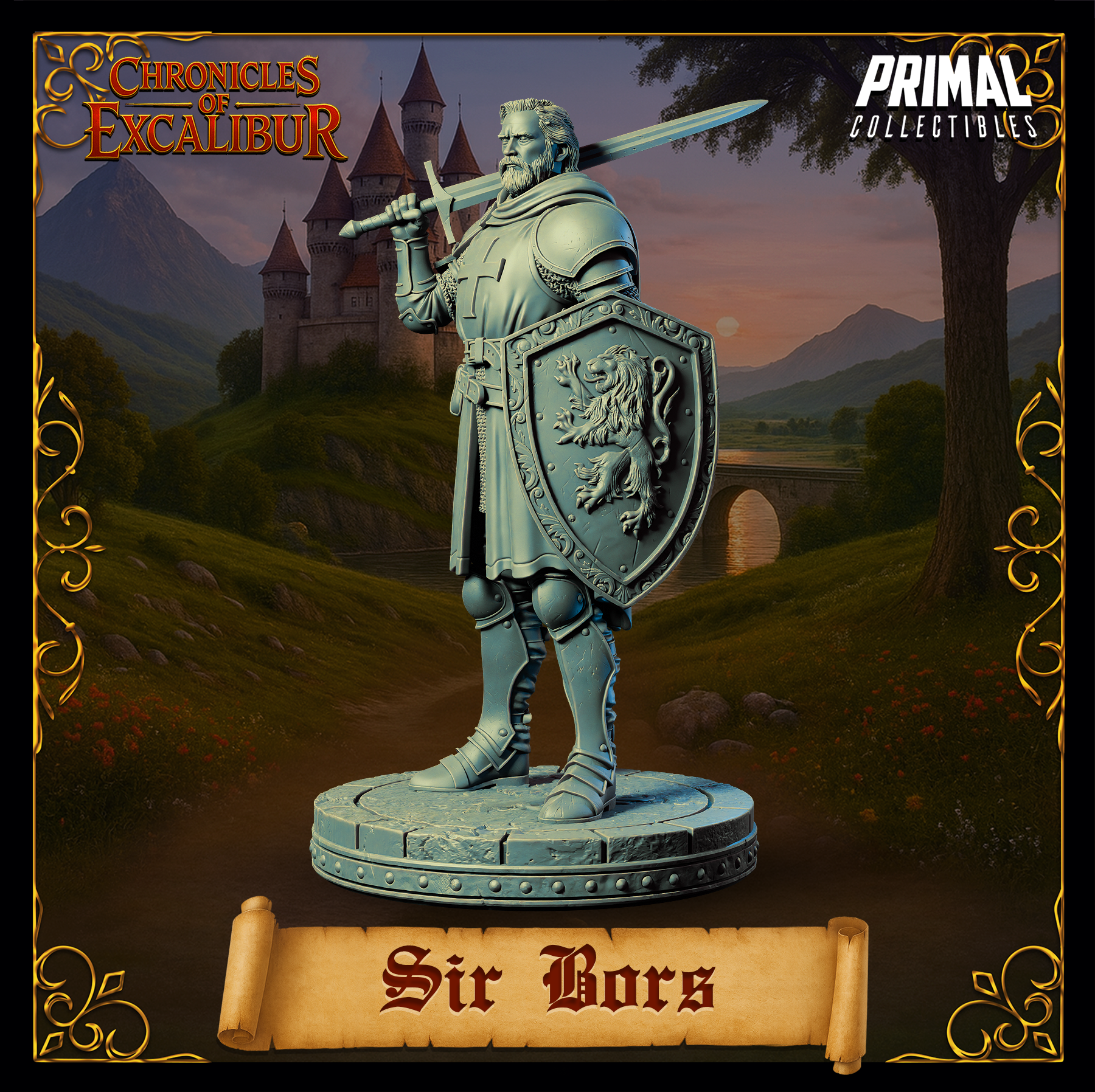 Knight Sir Bors - Chronicles of Excalibur - Primal Collectibles