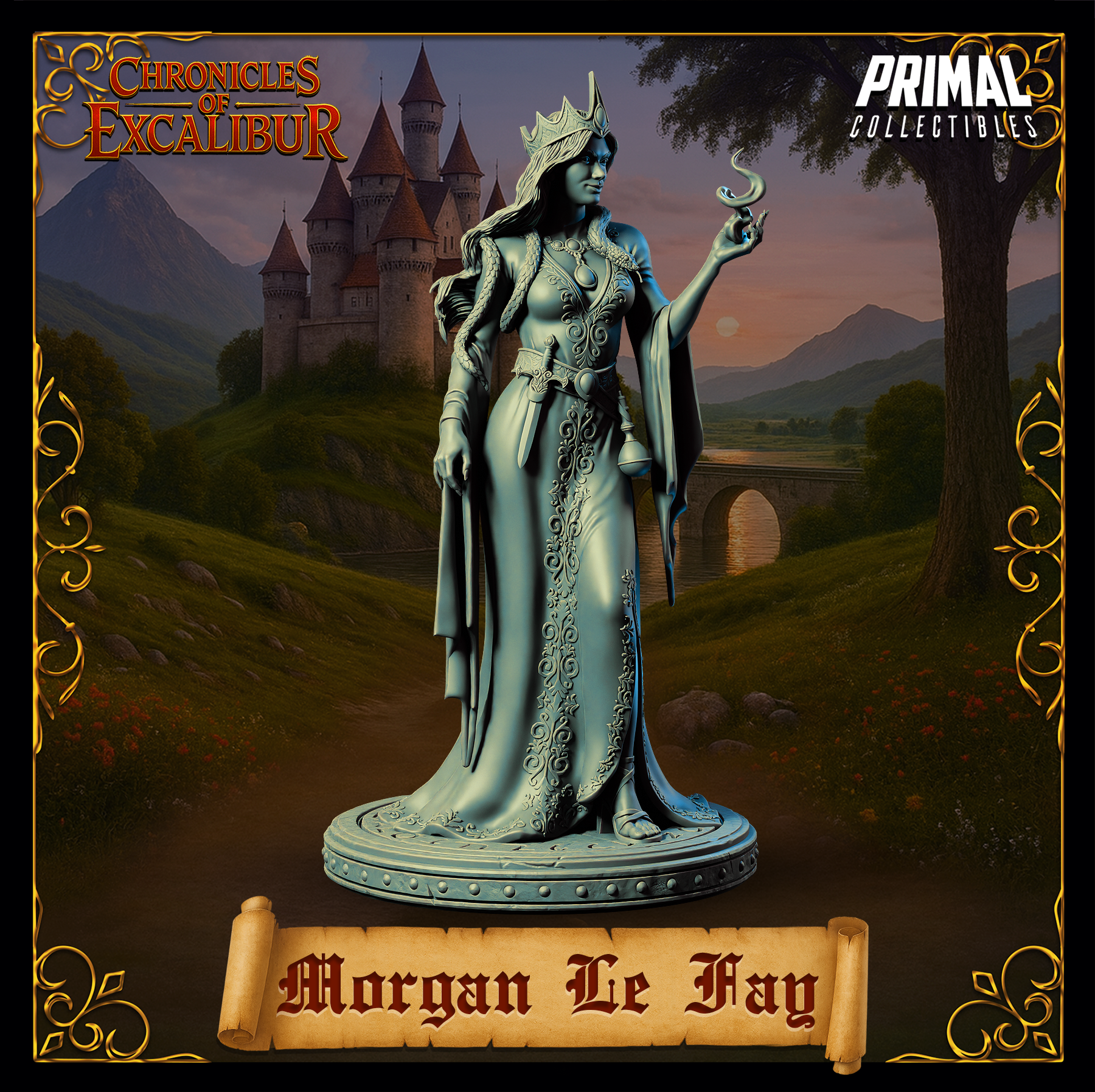 Witch Morgan Le Fag- Chronicles of Excalibur - Primal Collectibles