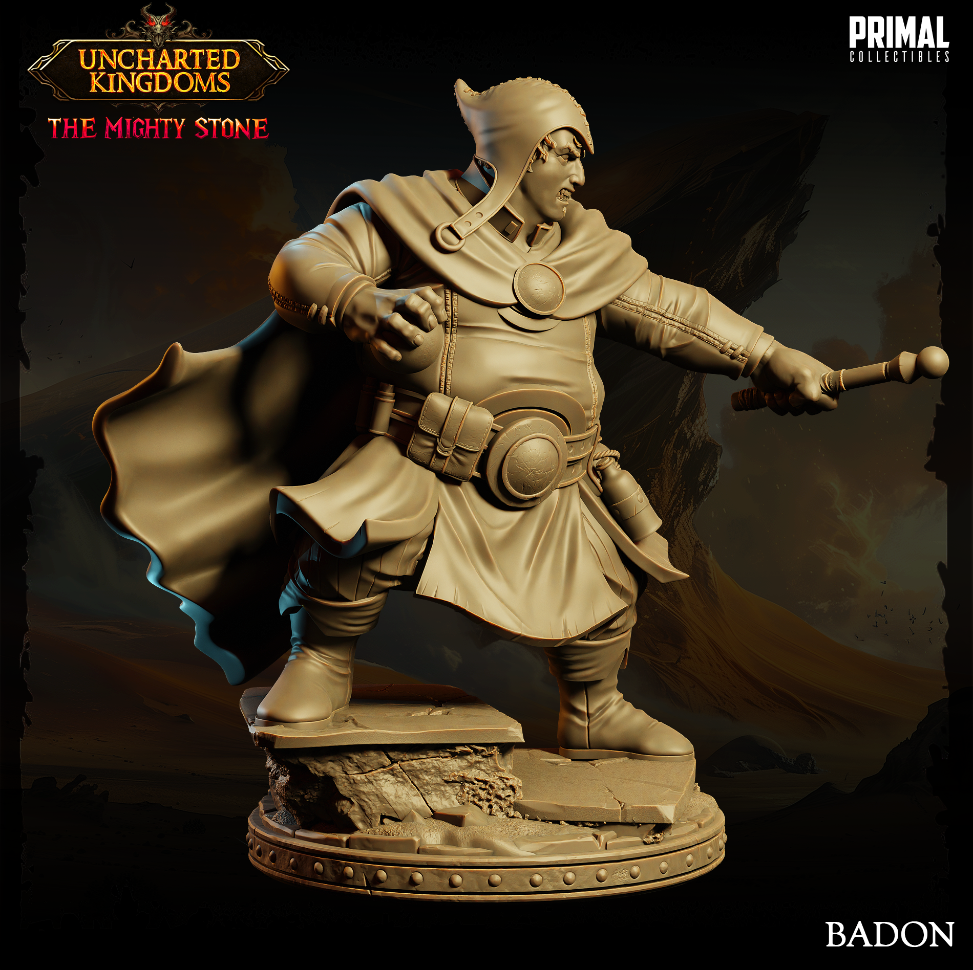 Badon - aus der Reihe Uncharted Kingdoms/ The Mighty Stone von Primal Collectibles