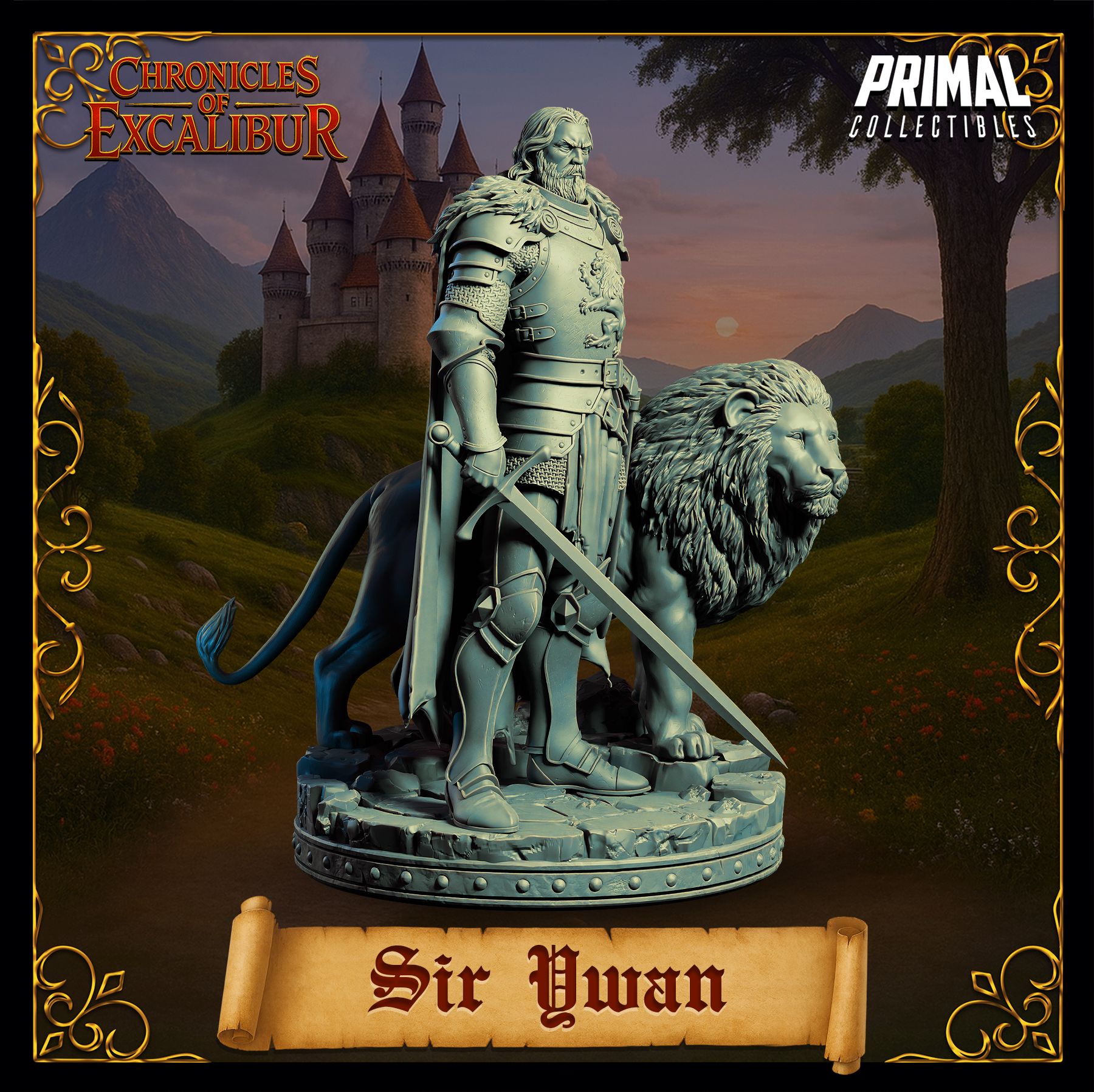 Knight Sir Qwan - Chronicles of Excalibur - Primal Collectibles