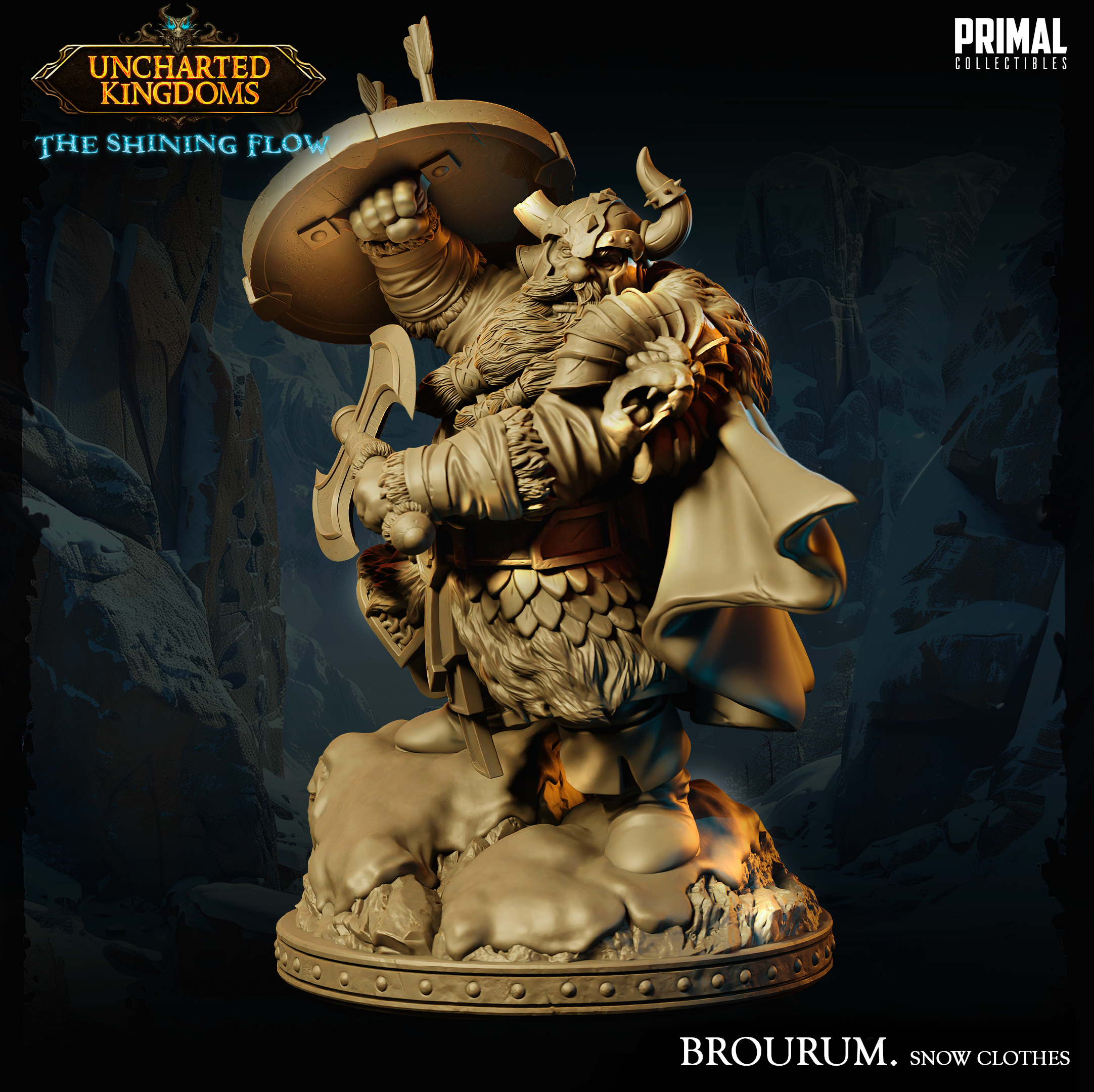 Dwarf Brourum - Uncharted Kingdoms/ The Shining Flow - Primal Collectibles