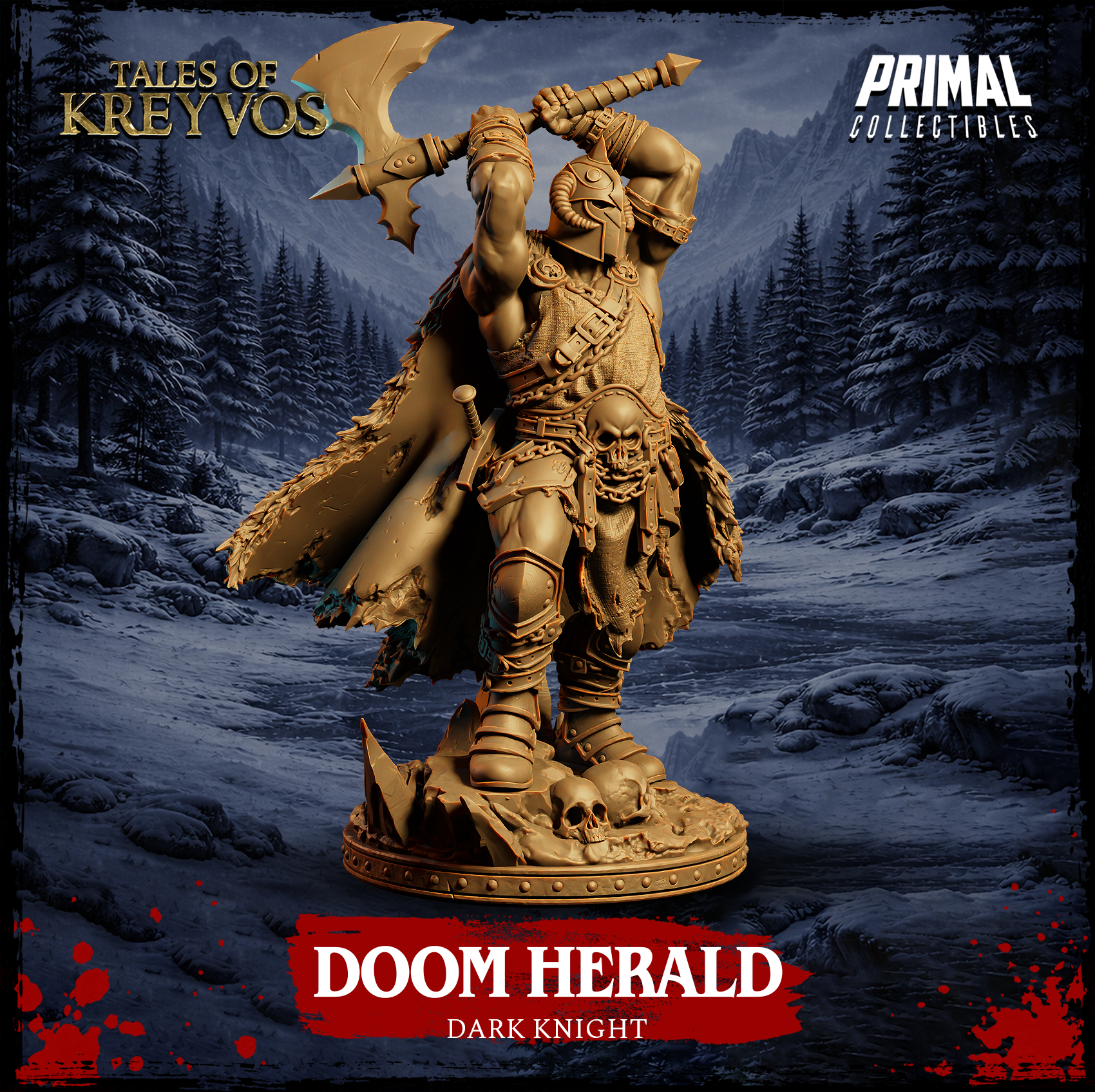 Dark Knight Doom Herald - Tales of Lreyvos - Primal Collectibles