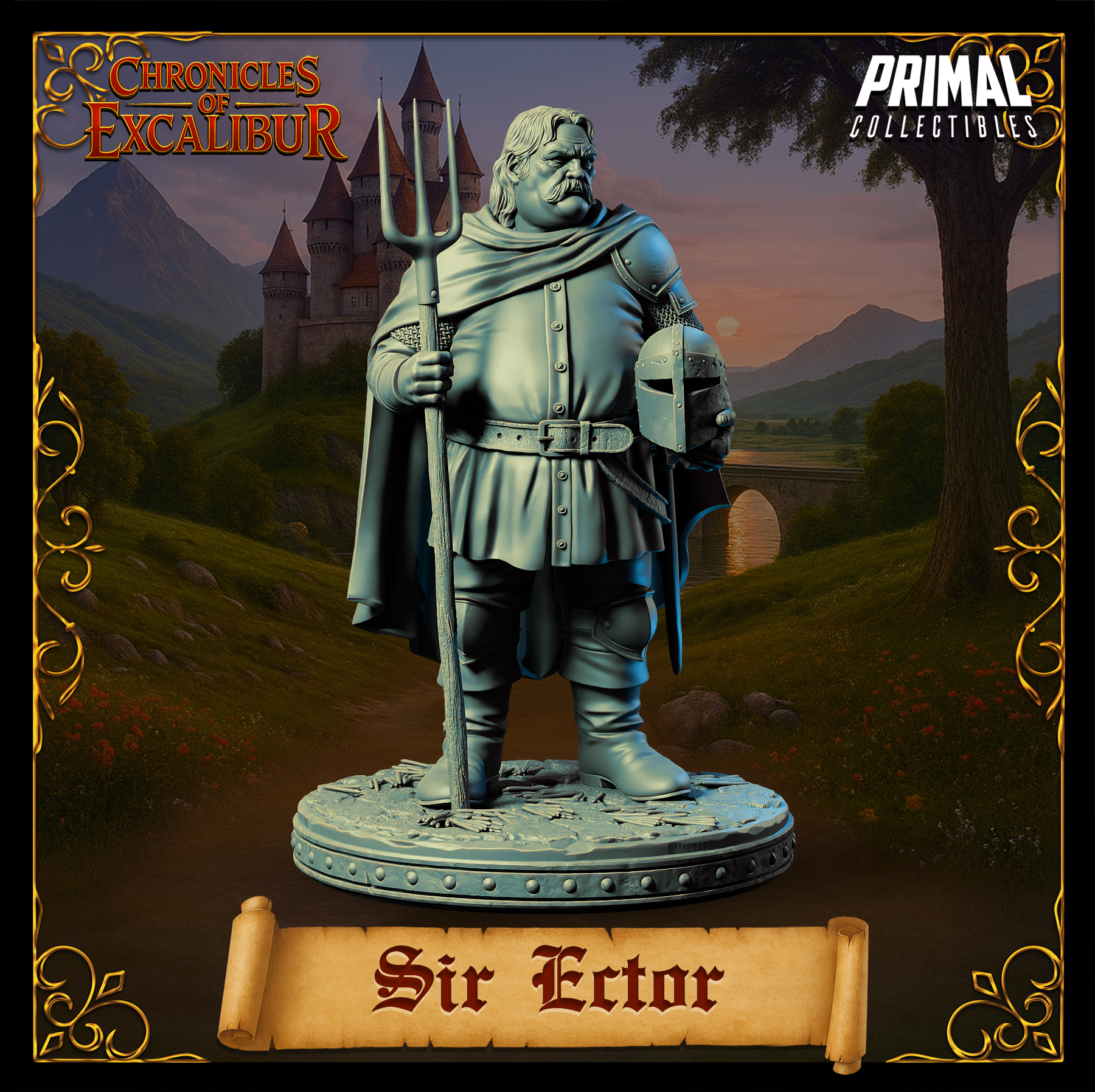 Knight Sir Ector - Chronicles of Excalibur - Primal Collectibles