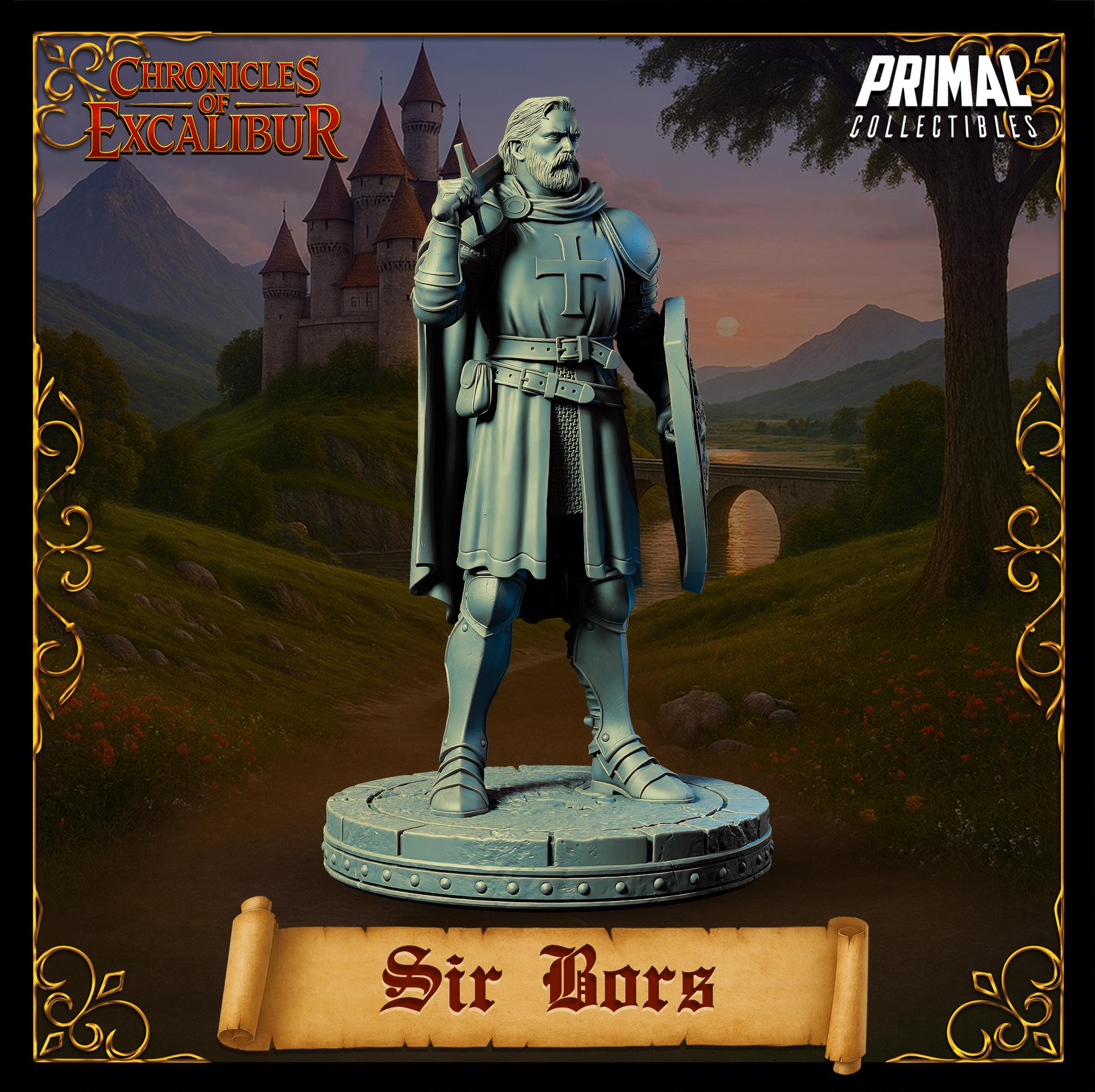 Knight Sir Bors - Chronicles of Excalibur - Primal Collectibles