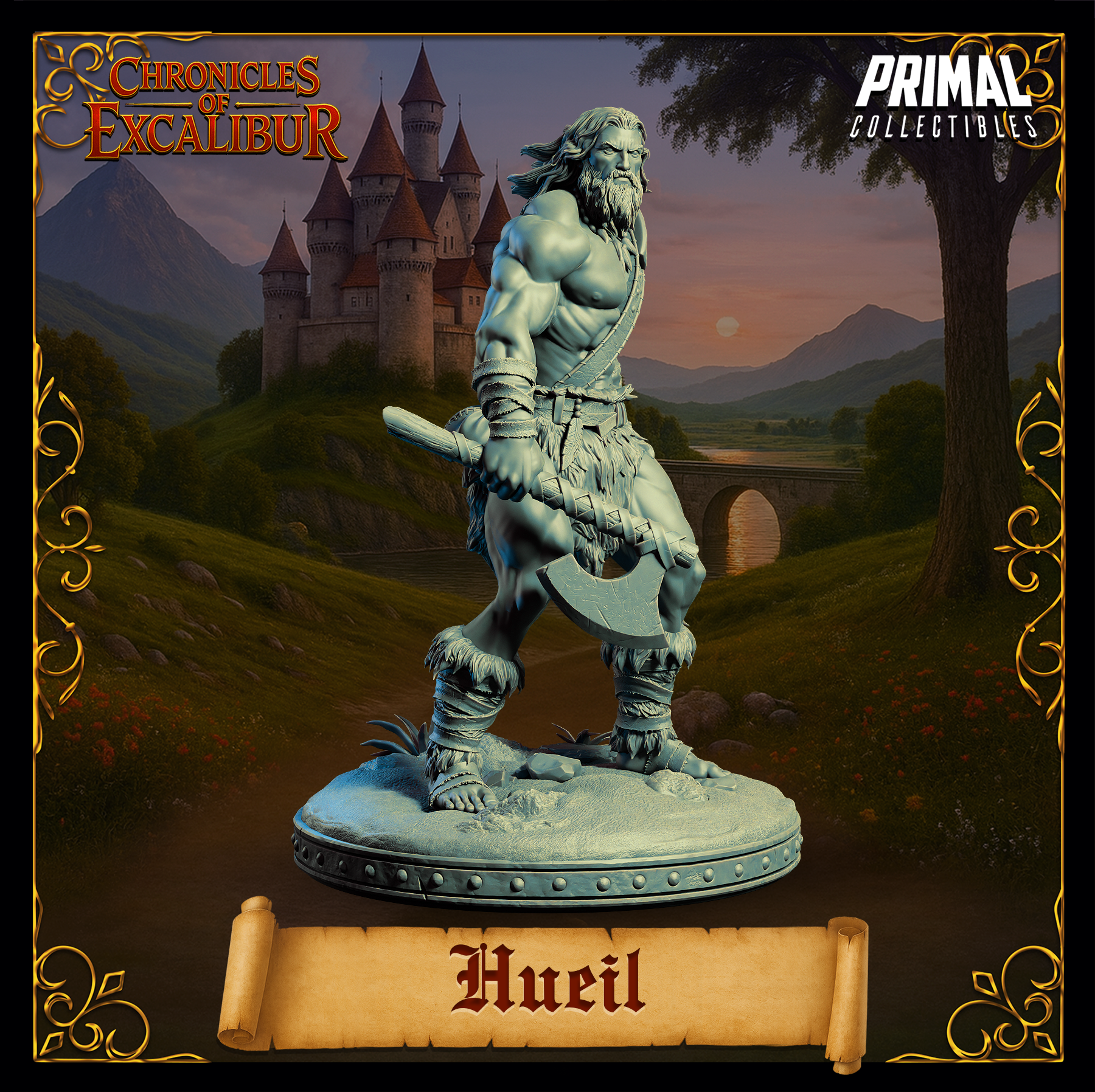 Warrior Hueil - Chronicles of Excalibur - Primal Collectibles