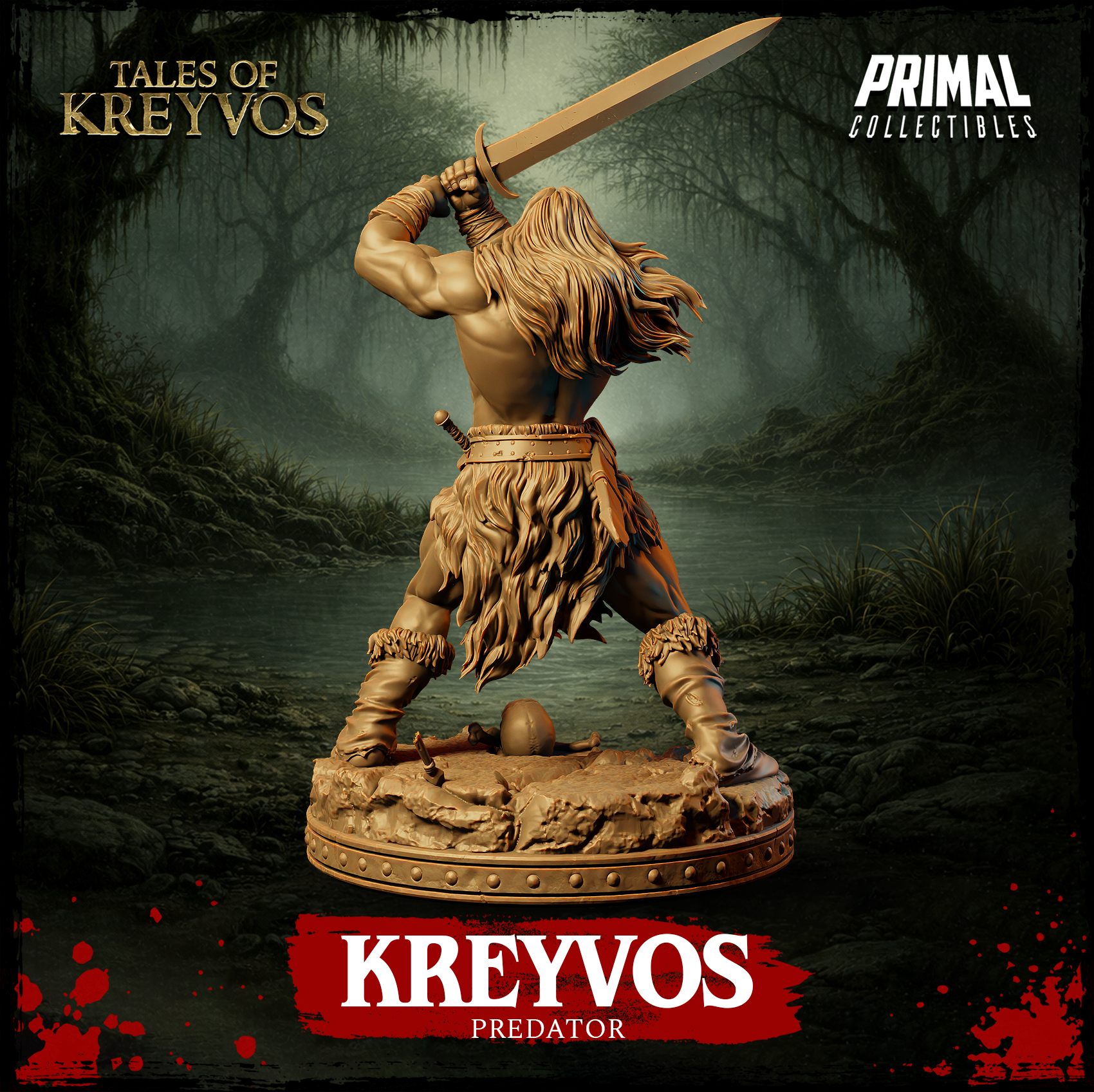 Barbarian Kreyvos - Tales of Kreyvos - Primal Collectibles
