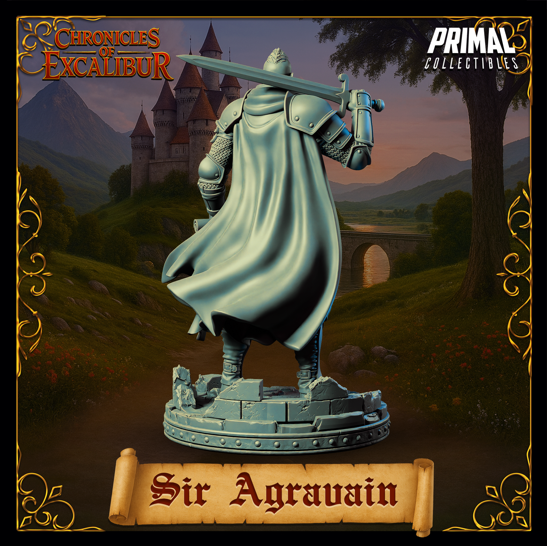 Knight Sir Agravain - Chronicles of Excalibur - Primal Collectibles