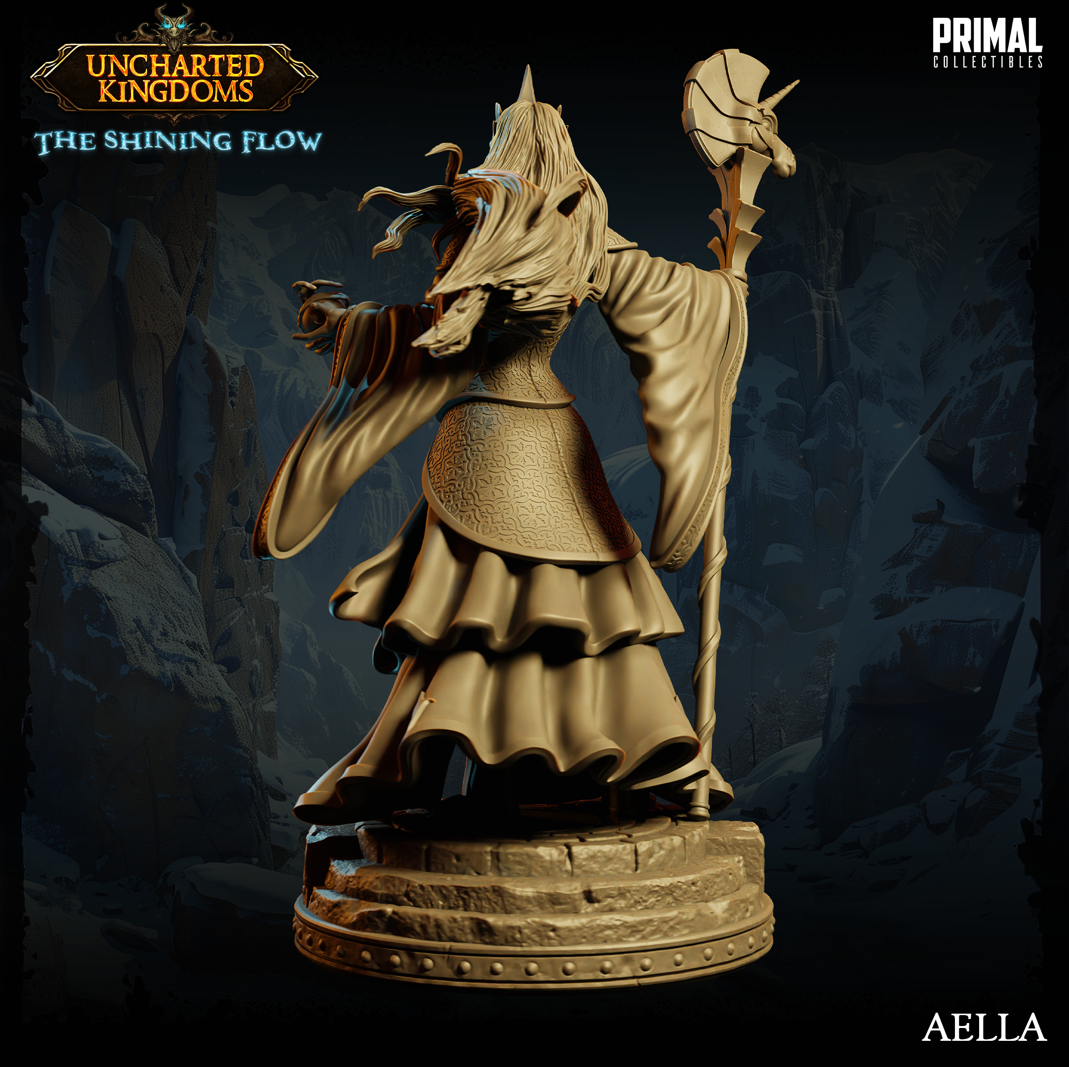 Queen Aella - Uncharted Kingdoms/ The Shining Flow - Primal Collectibles