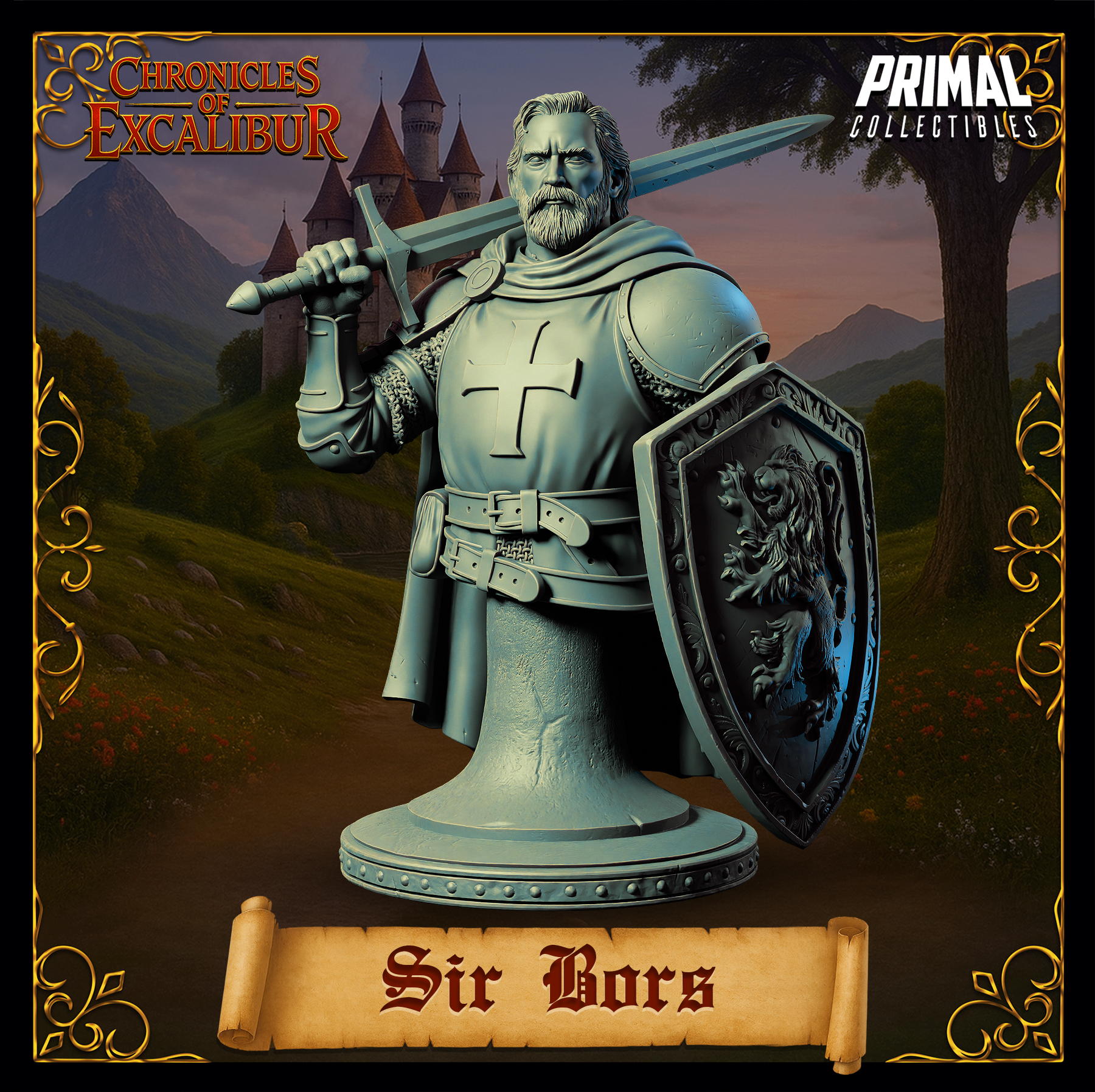 Sir Bors - Bust aus der Reihe Chronicles of Excalibur von Primal Collectibles