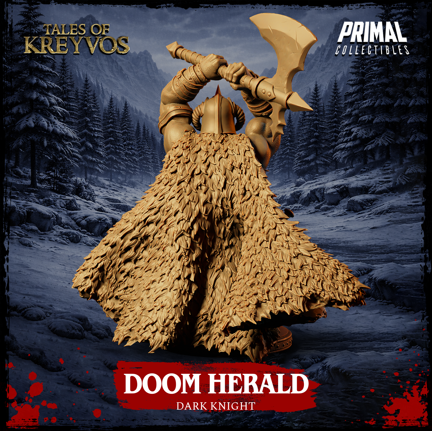 Dark Knight Doom Herald Bust - Tales of Kreyvos - Primal Collectibles