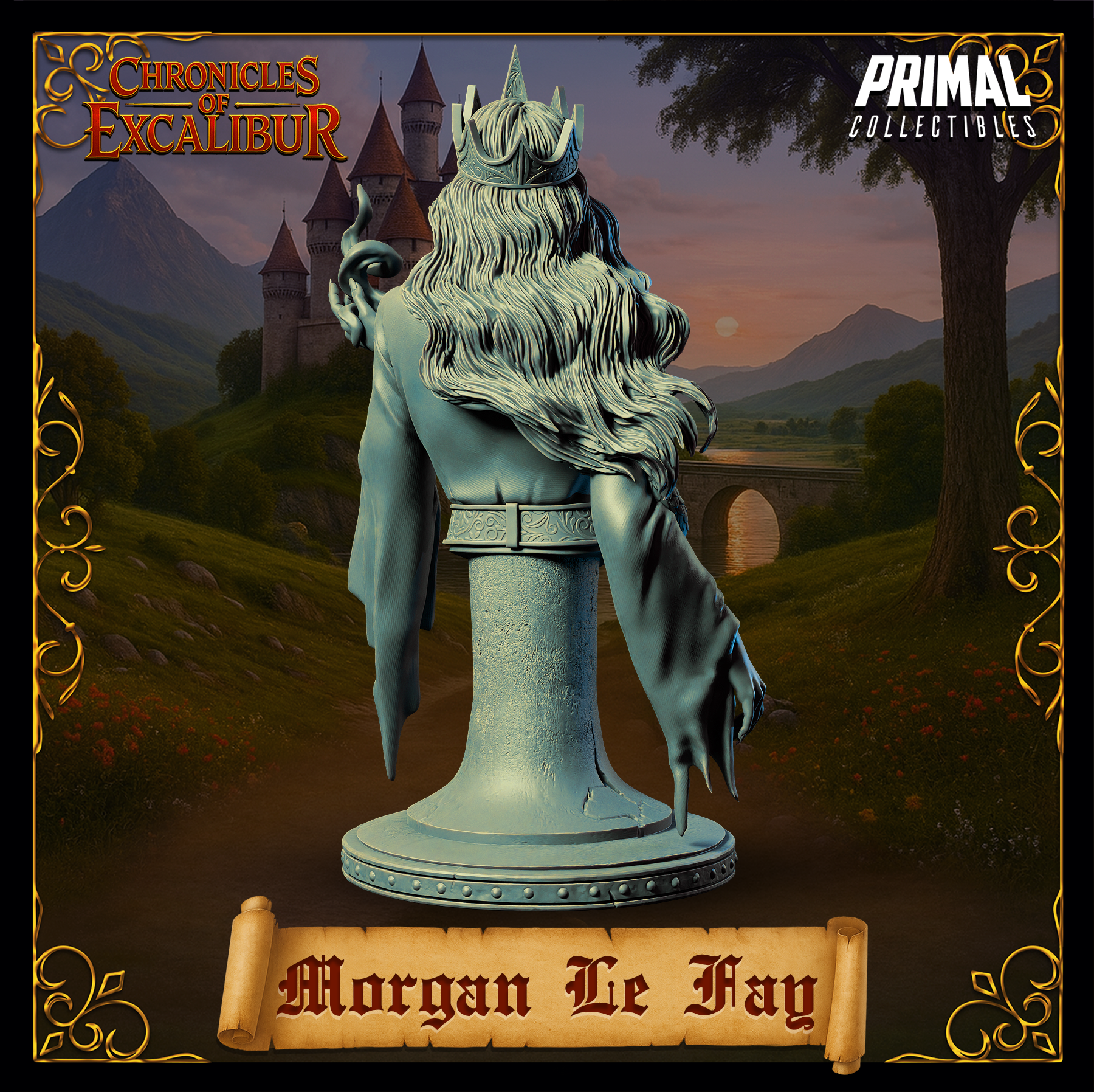 Morgan - Bust aus der Reihe Chronicles of Excalibur von Primal Collectibles