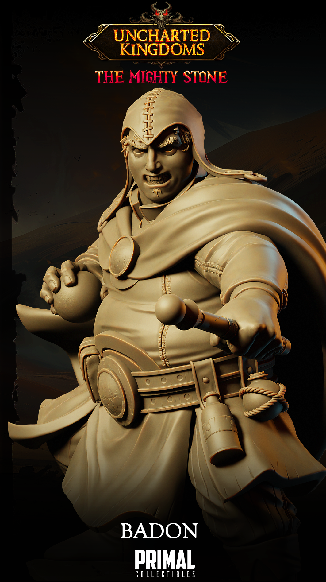 Badon - aus der Reihe Uncharted Kingdoms/ The Mighty Stone von Primal Collectibles
