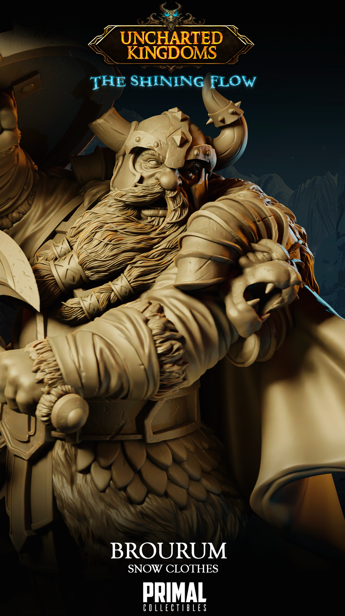 Dwarf Brourum - Uncharted Kingdoms/ The Shining Flow - Primal Collectibles