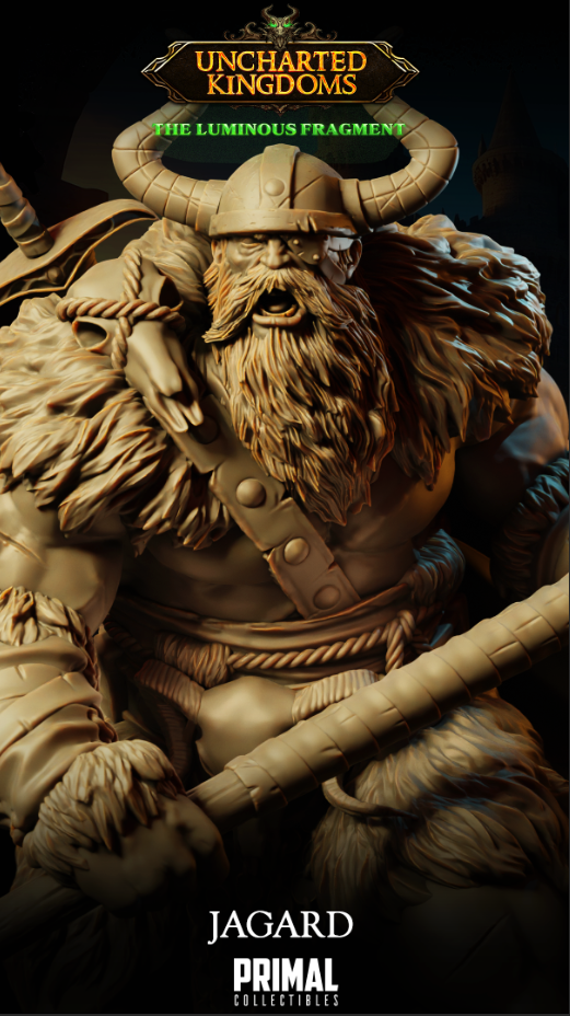 Barbarian King Jagard - Uncharted Kingdoms/ The Luminous Fragment - Primal Collectibles