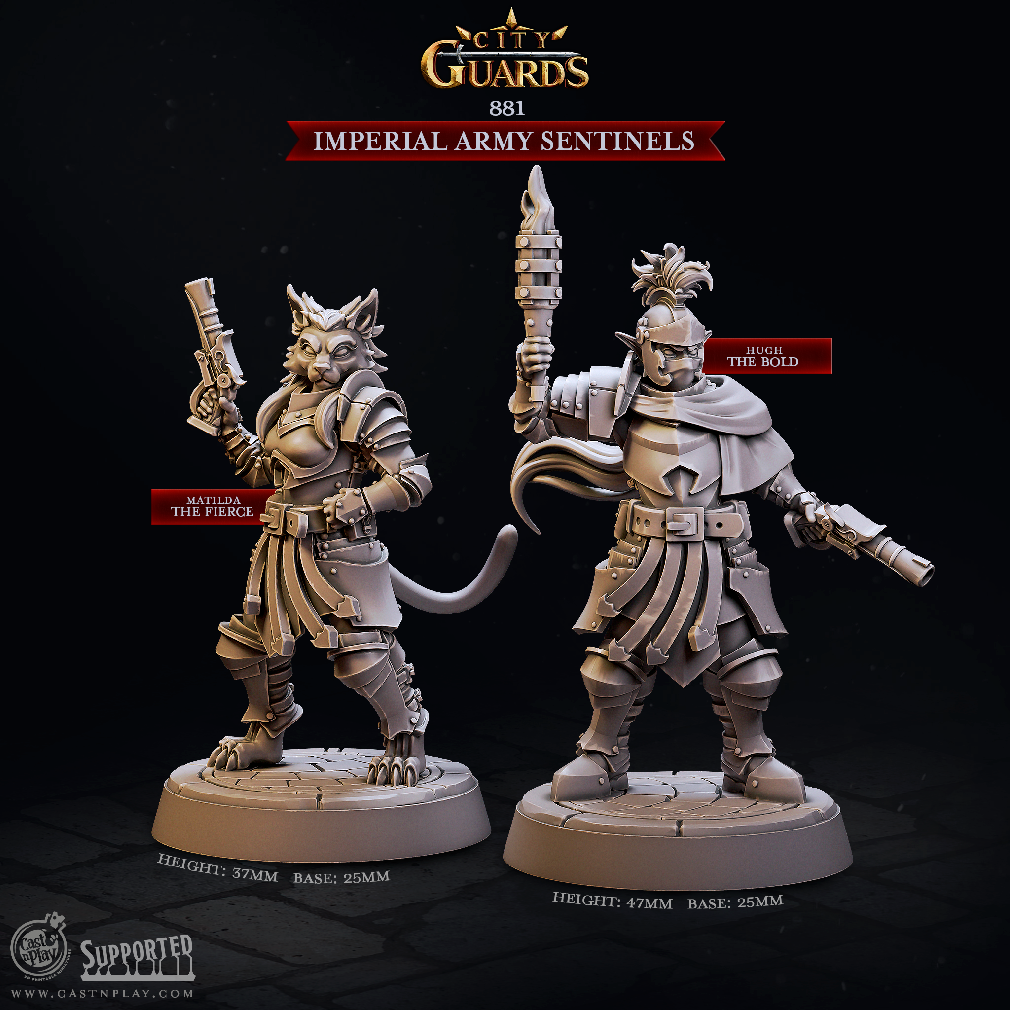 Guards Patrol - from the City Guards series by Cast n Play