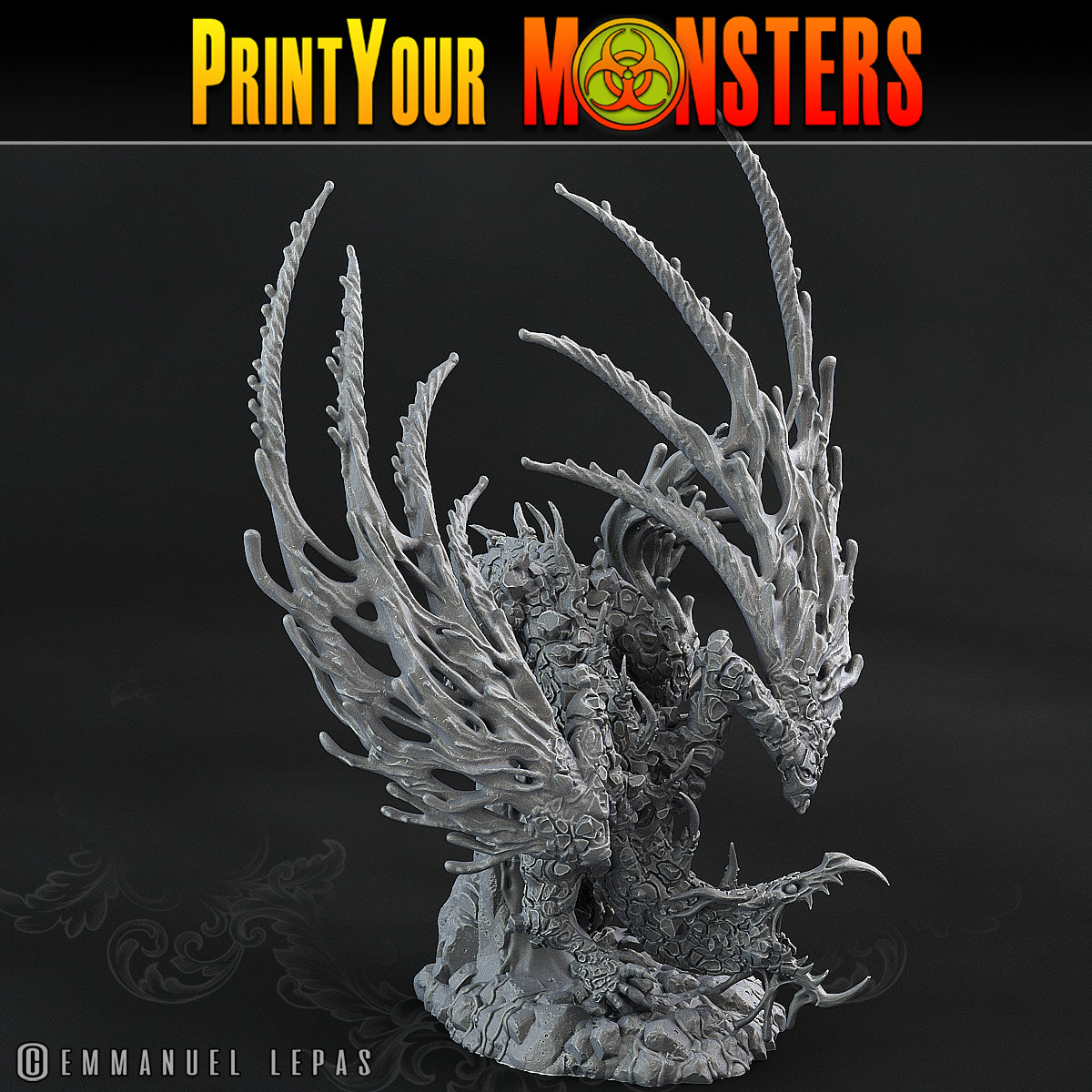Infernal Magma Dragon - Magma Pack - Print Your Monsters