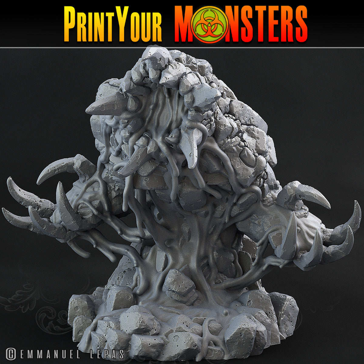 Infernal Magma Elemental - Magma Pack - Print Your Monsters