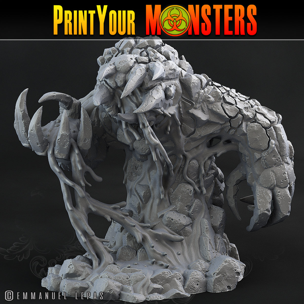 Infernal Magma Elemental - Magma Pack - Print Your Monsters