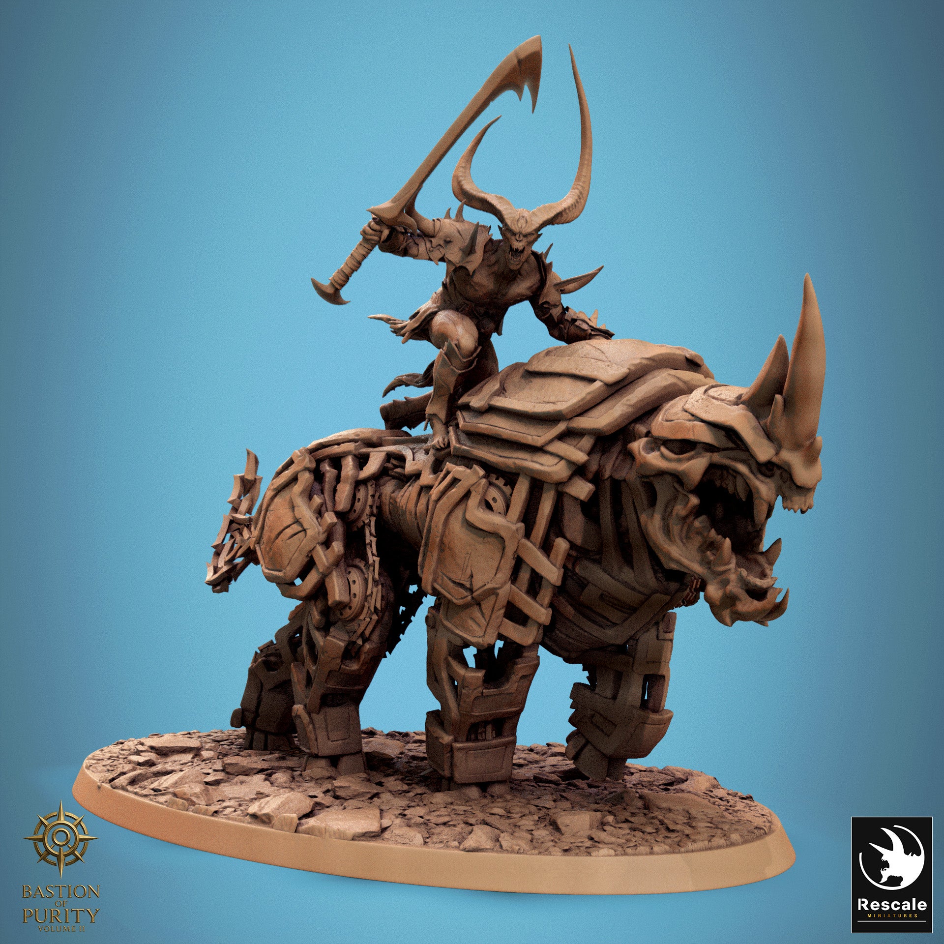 Iron Hellrider - aus der Reihe Legion of the Damned von Rescale Miniatures