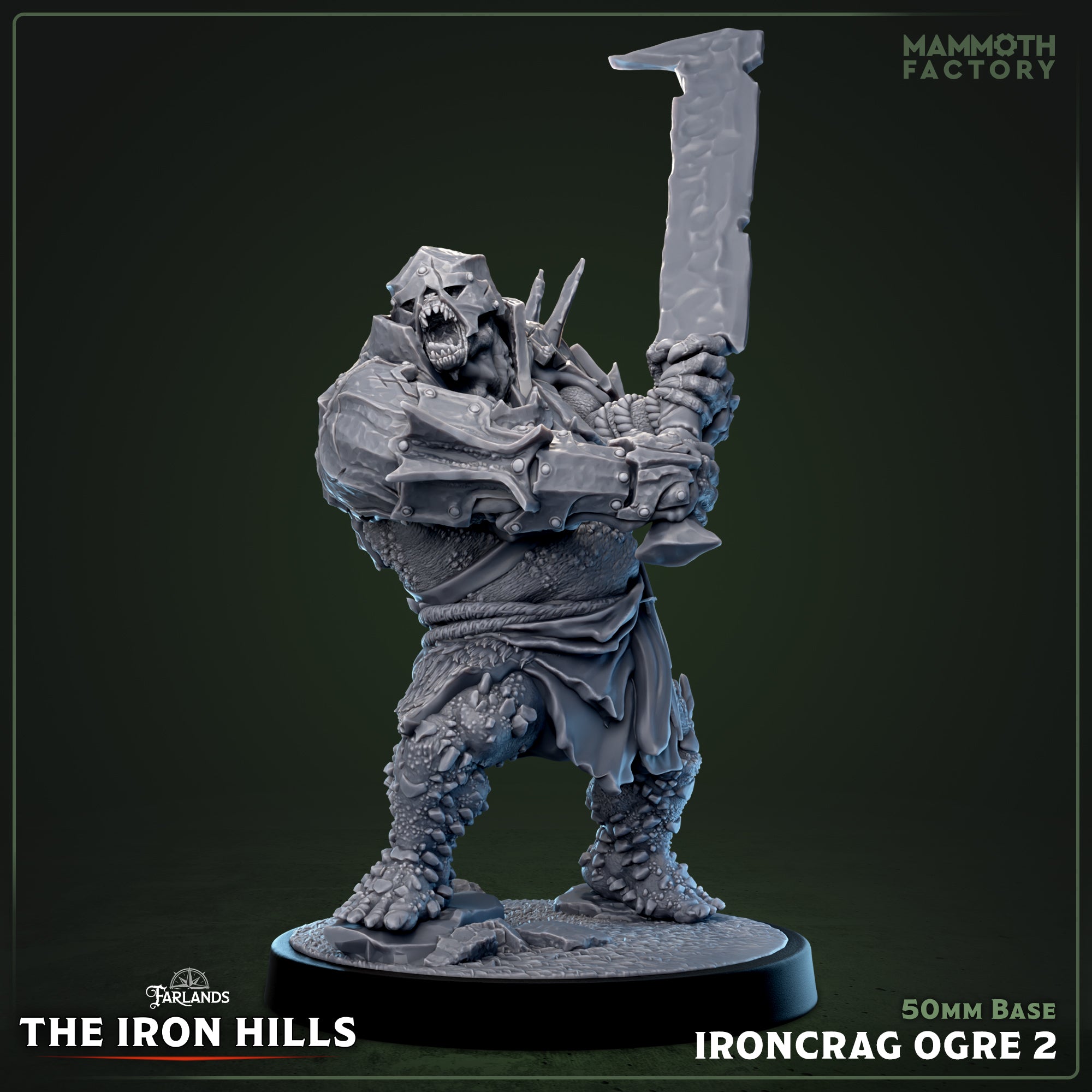 Ironcrag Ogre - aus der Reihe The Iron Hills Collection von Mammoth Factory