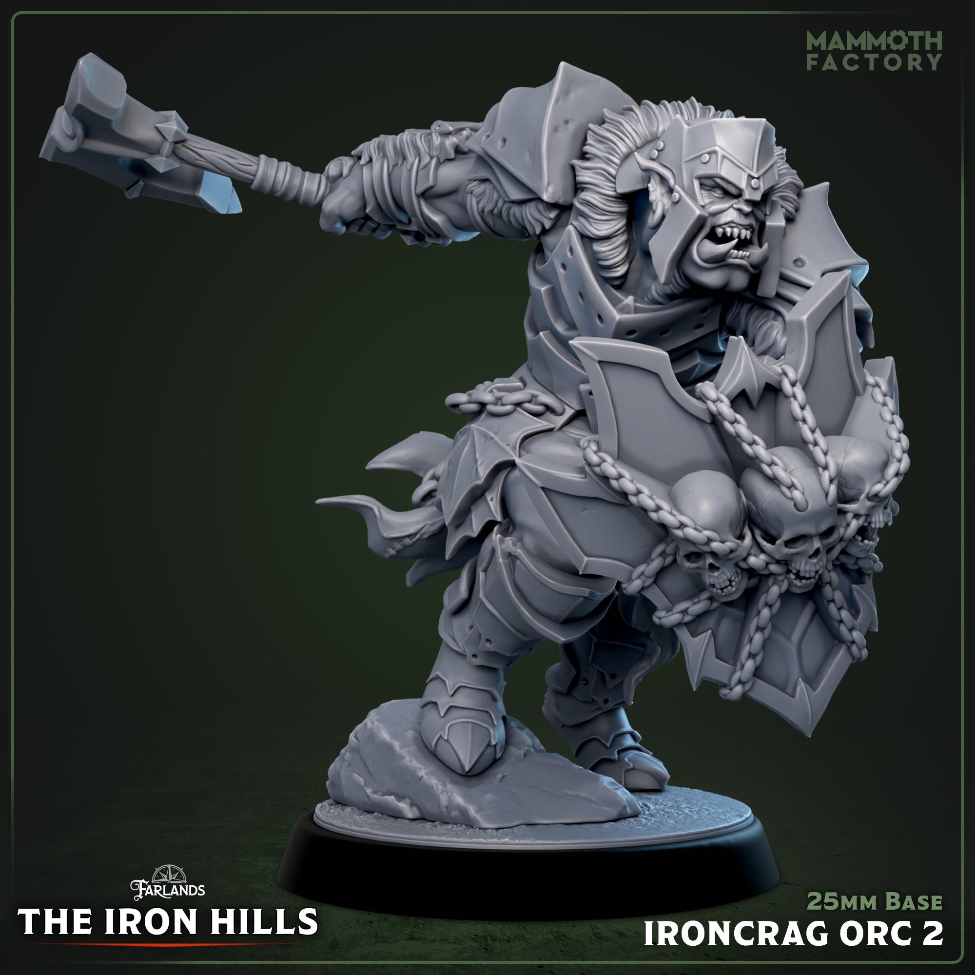 Ironcrag Orc - aus der Reihe The Iron Hills Collection von Mammoth Factory