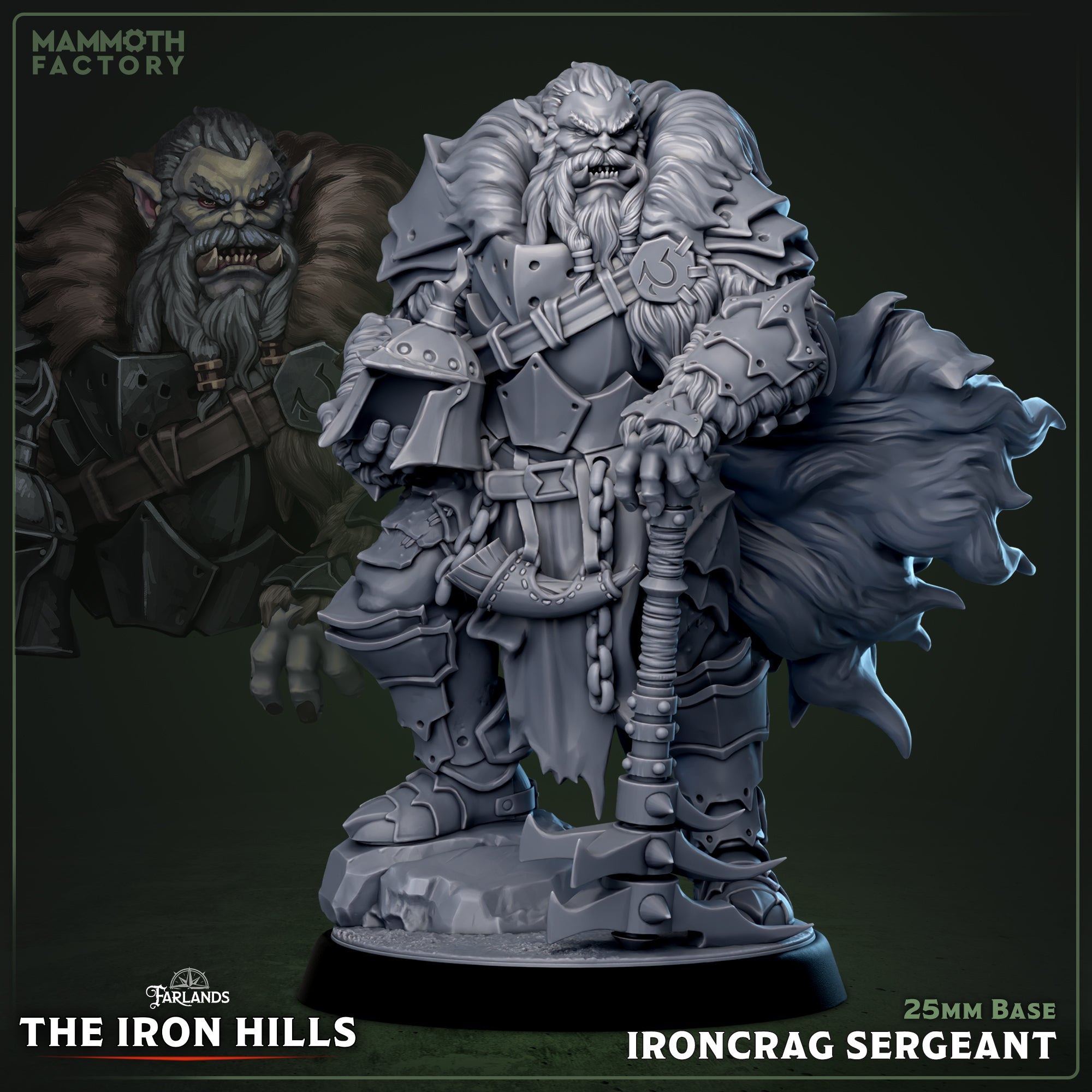 Ironcrag Sergeant - aus der Reihe The Iron Hills Collection von Mammoth Factory