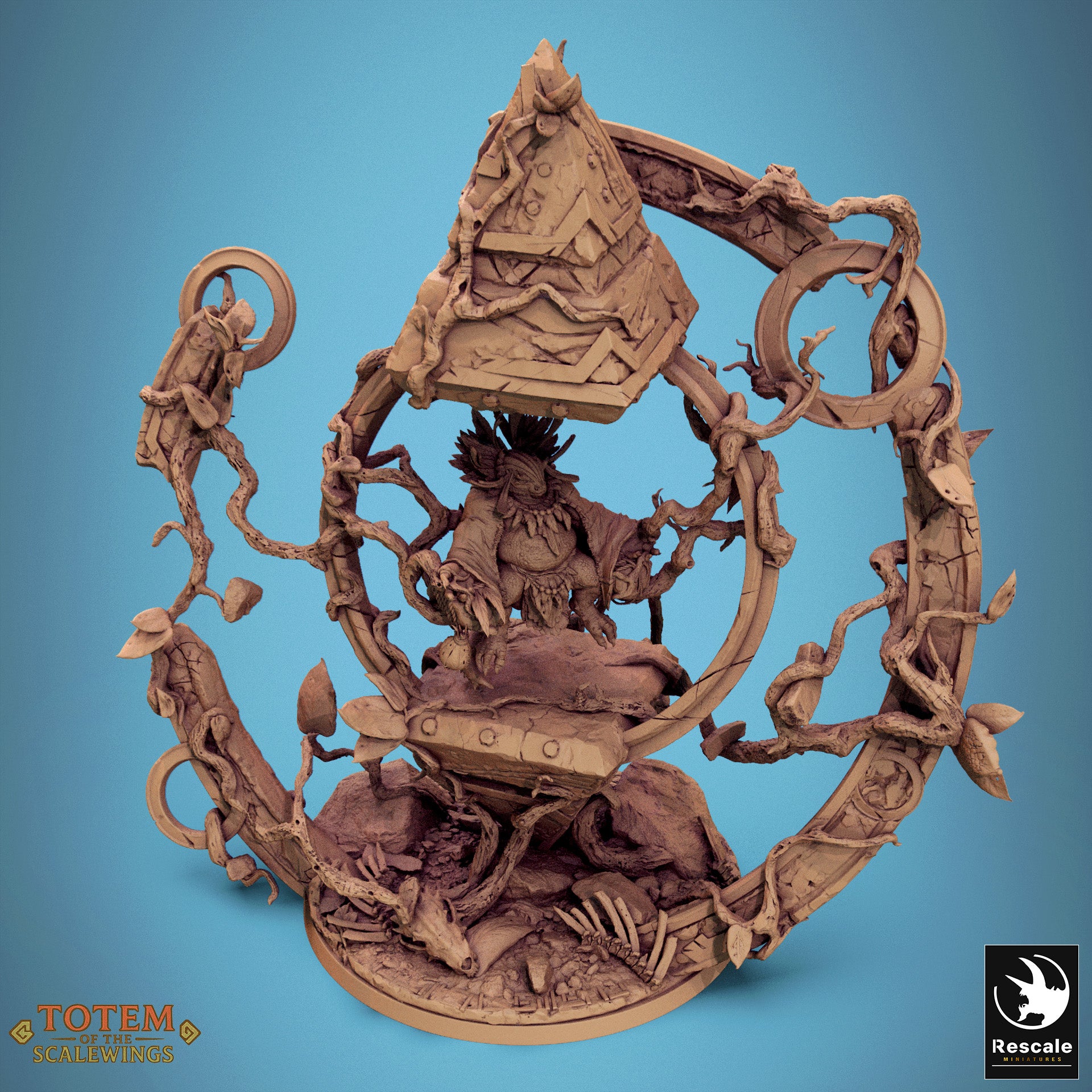 Ixakar the Prime - aus der Reihe Totem of the Scalewings von Rescale Miniatures