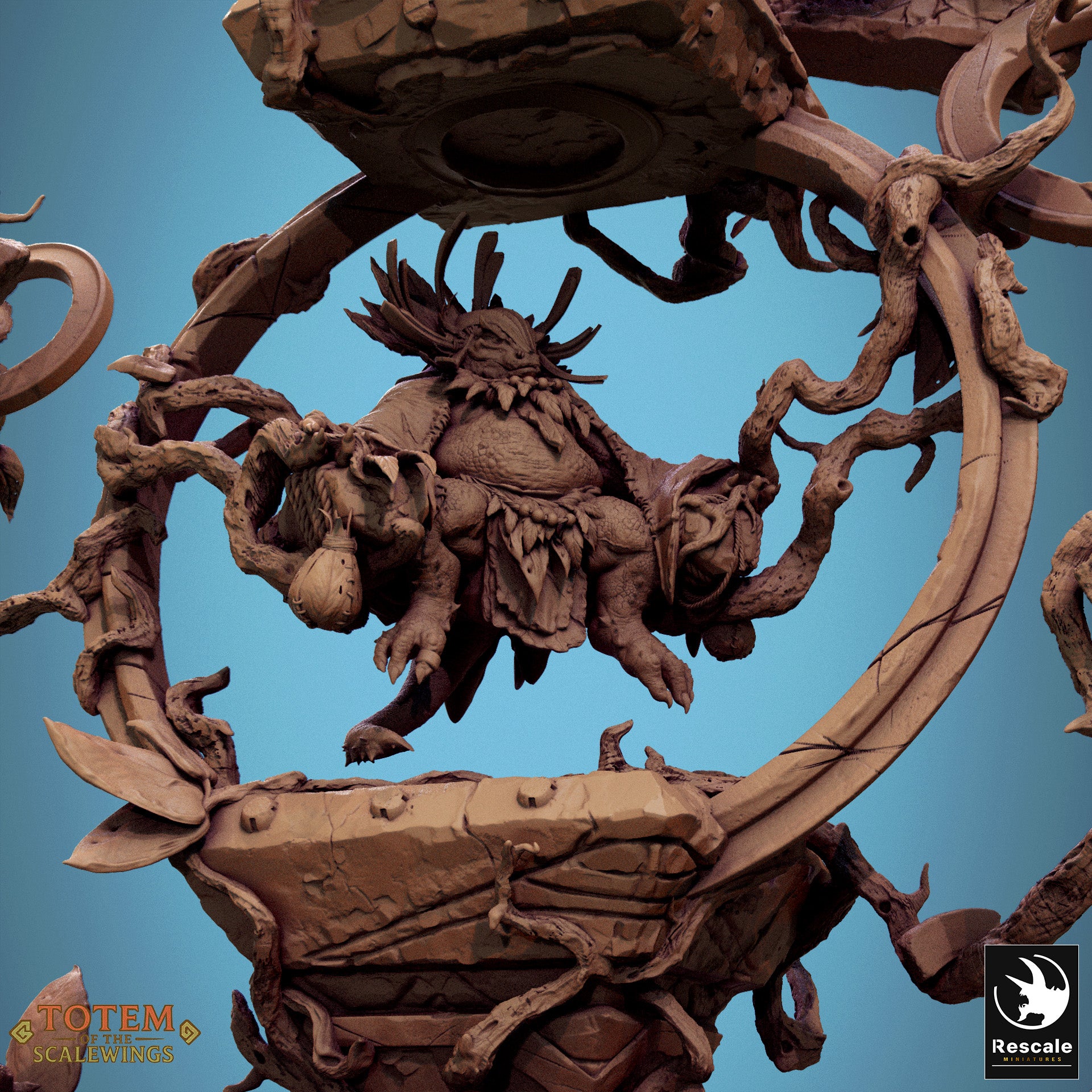 Ixakar the Prime - aus der Reihe Totem of the Scalewings von Rescale Miniatures