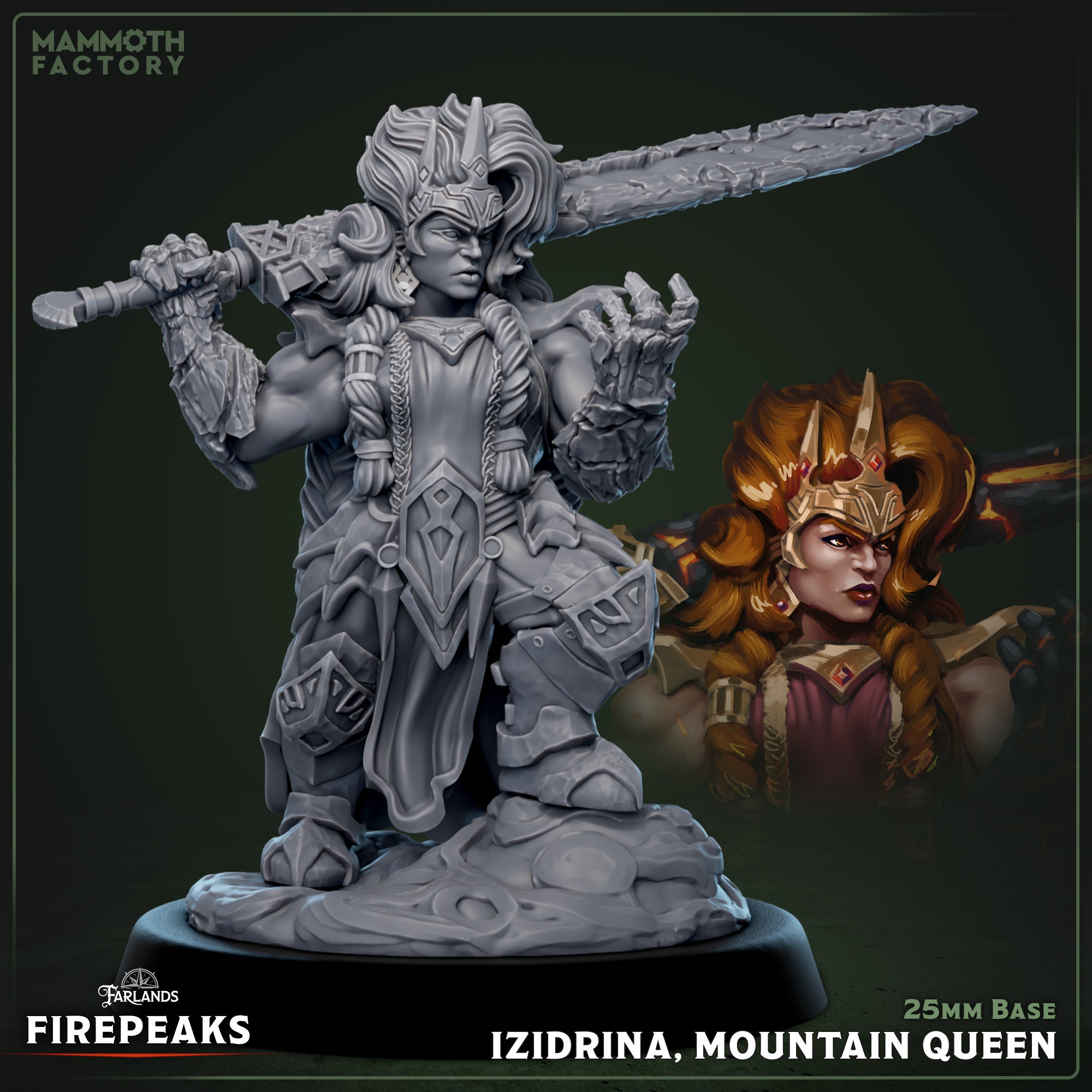 Izidrina, Mountain Queen - aus der Reihe The Firepeaks von Mammoth Factory