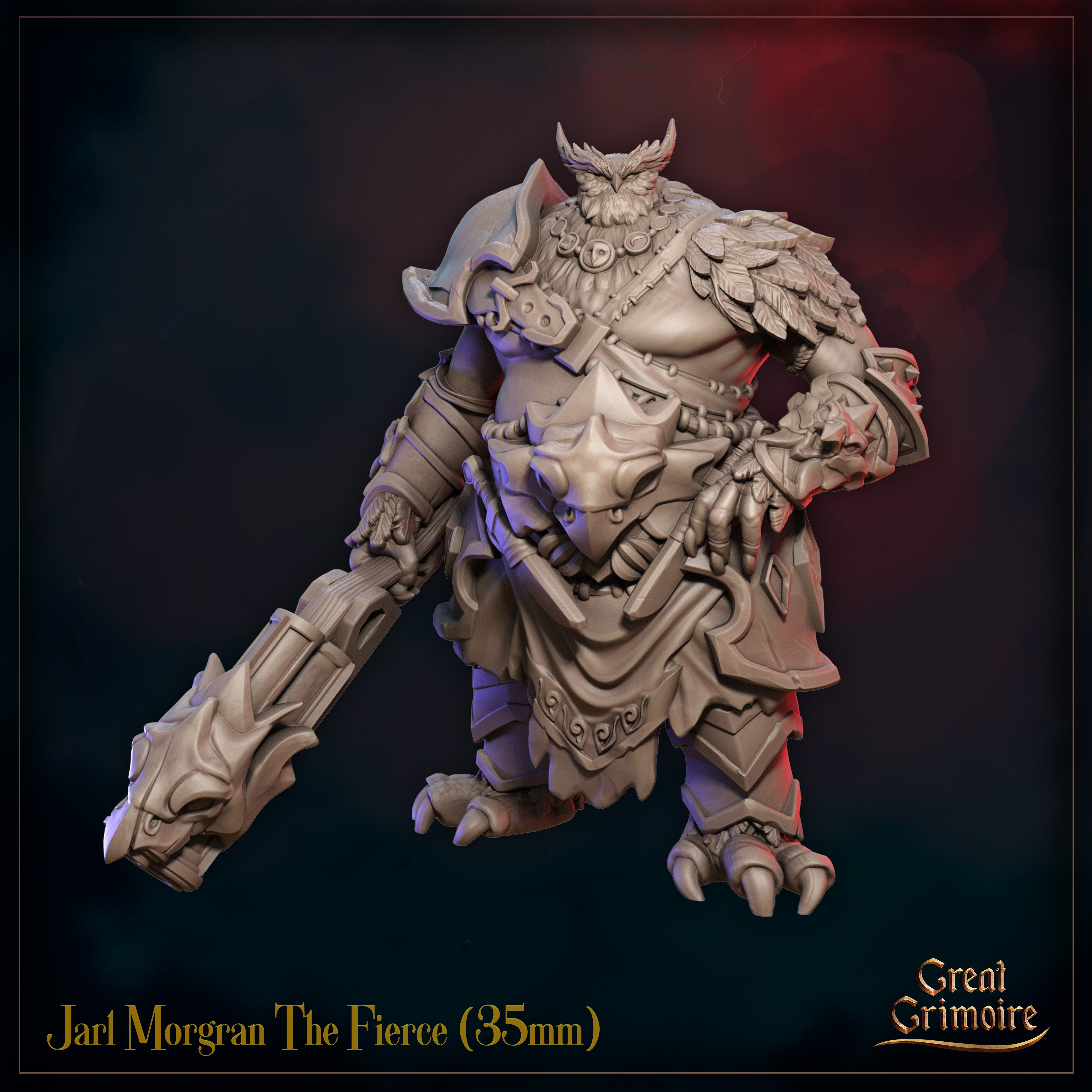 Jarl Morgran The Fierce - aus der Reihe Sunfall War von Great Grimoire