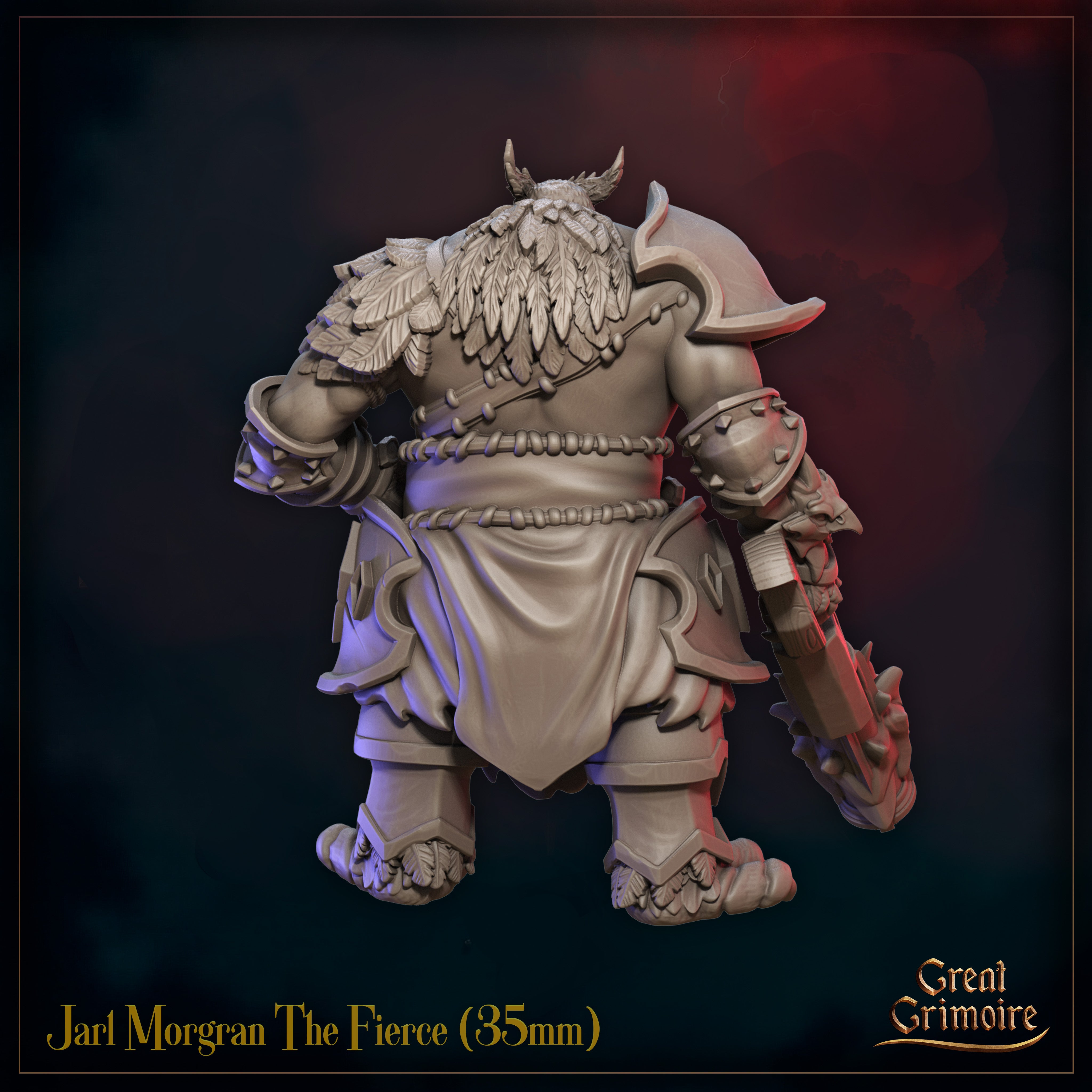 Jarl Morgran The Fierce - aus der Reihe Sunfall War von Great Grimoire