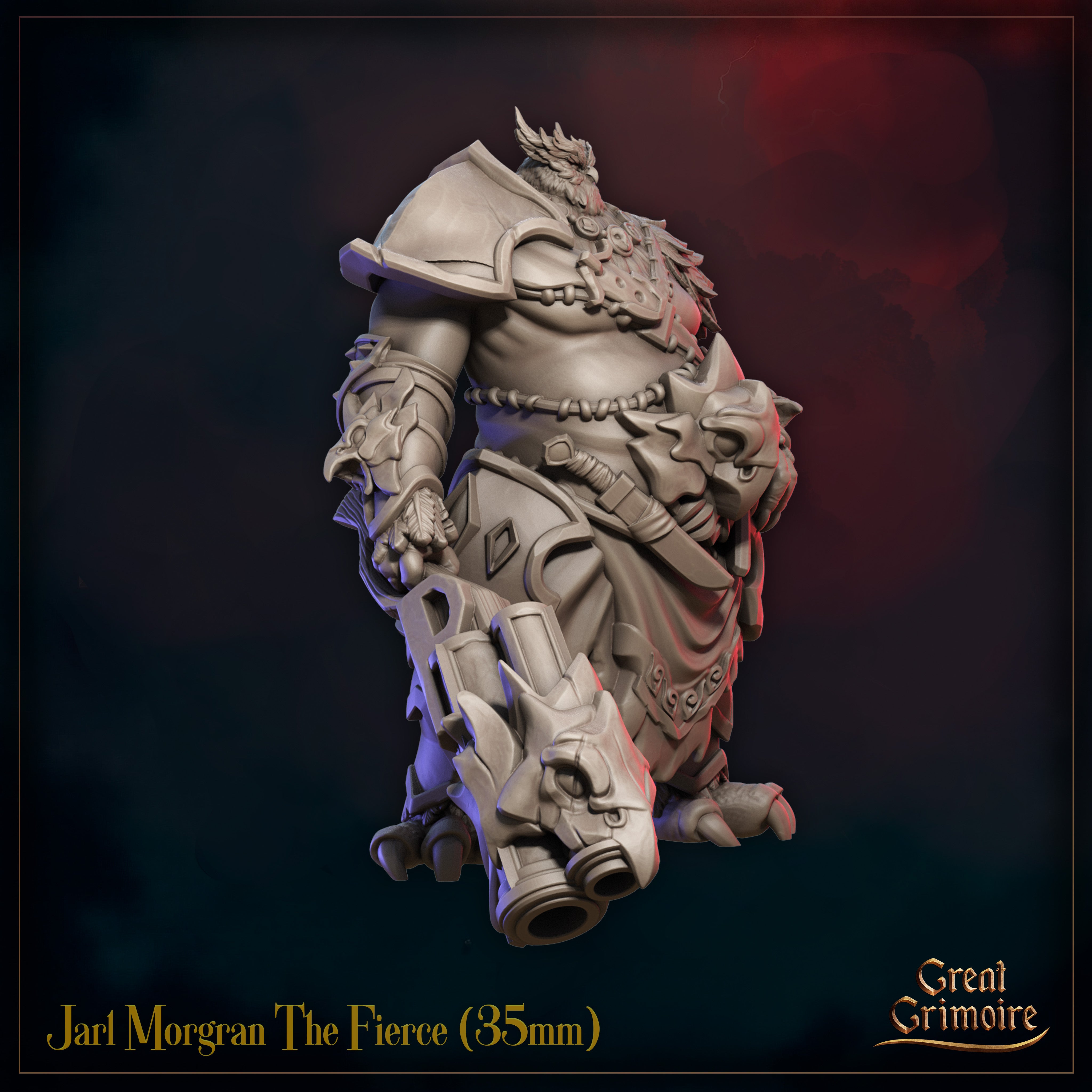 Jarl Morgran The Fierce - aus der Reihe Sunfall War von Great Grimoire