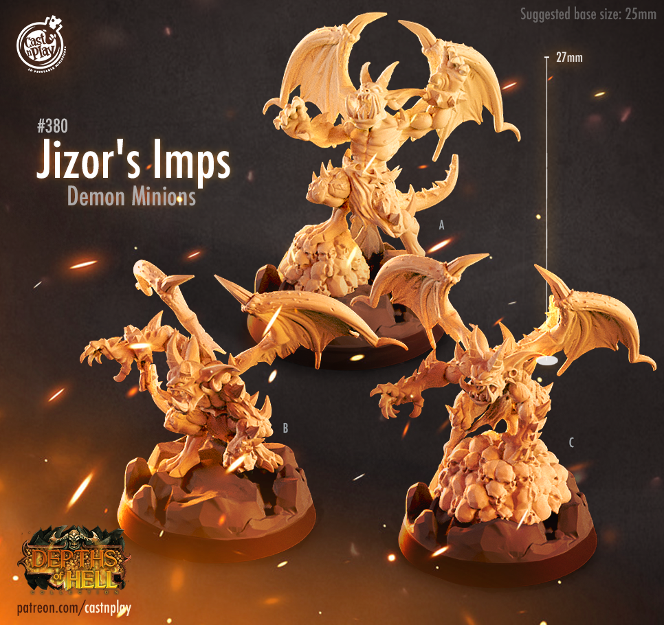 Les diablotins de Jizor - de la série Les profondeurs de l'enfer par Cast n Play