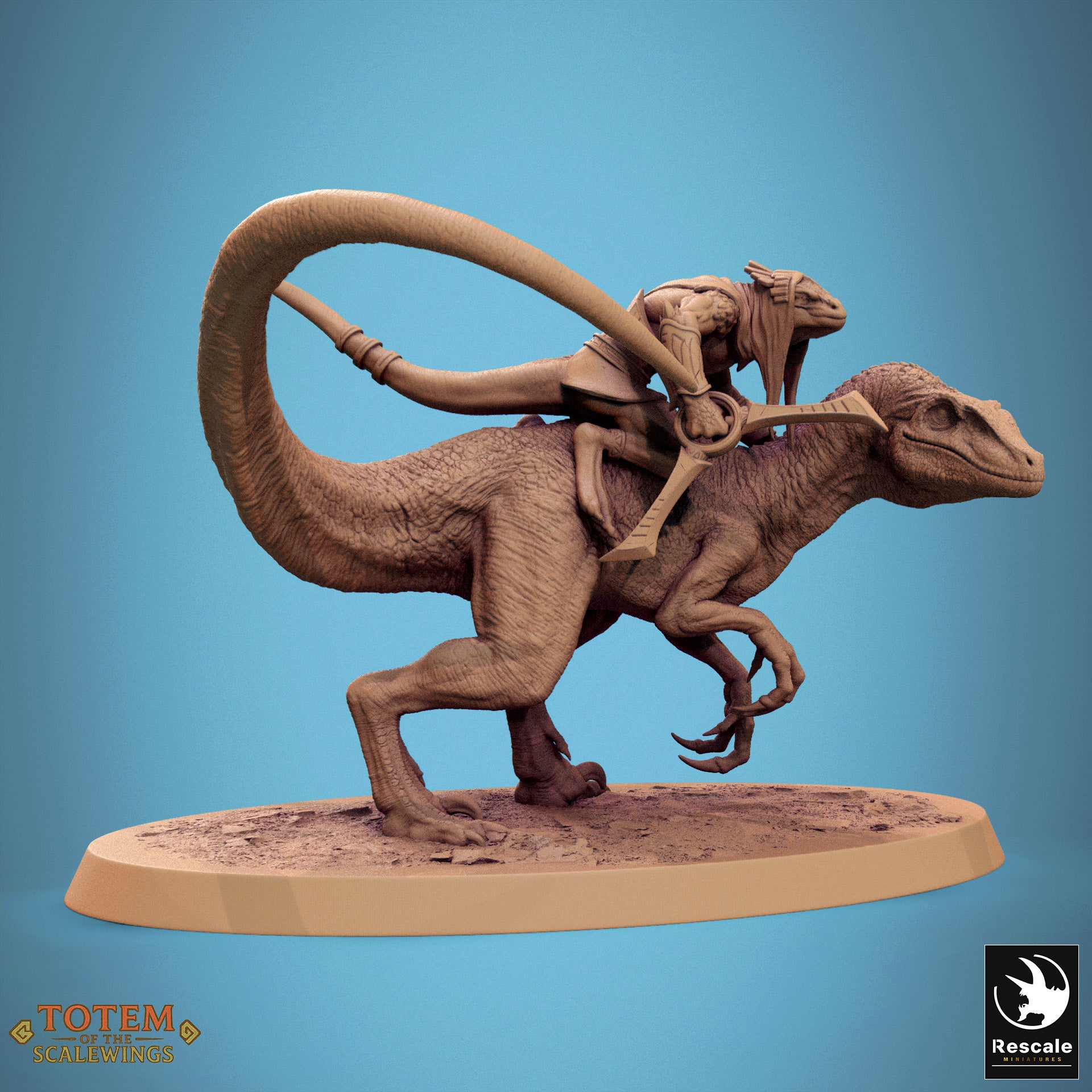 Jurassic Velociraptor - aus der Reihe Totem of the Scalewings von Rescale Miniatures