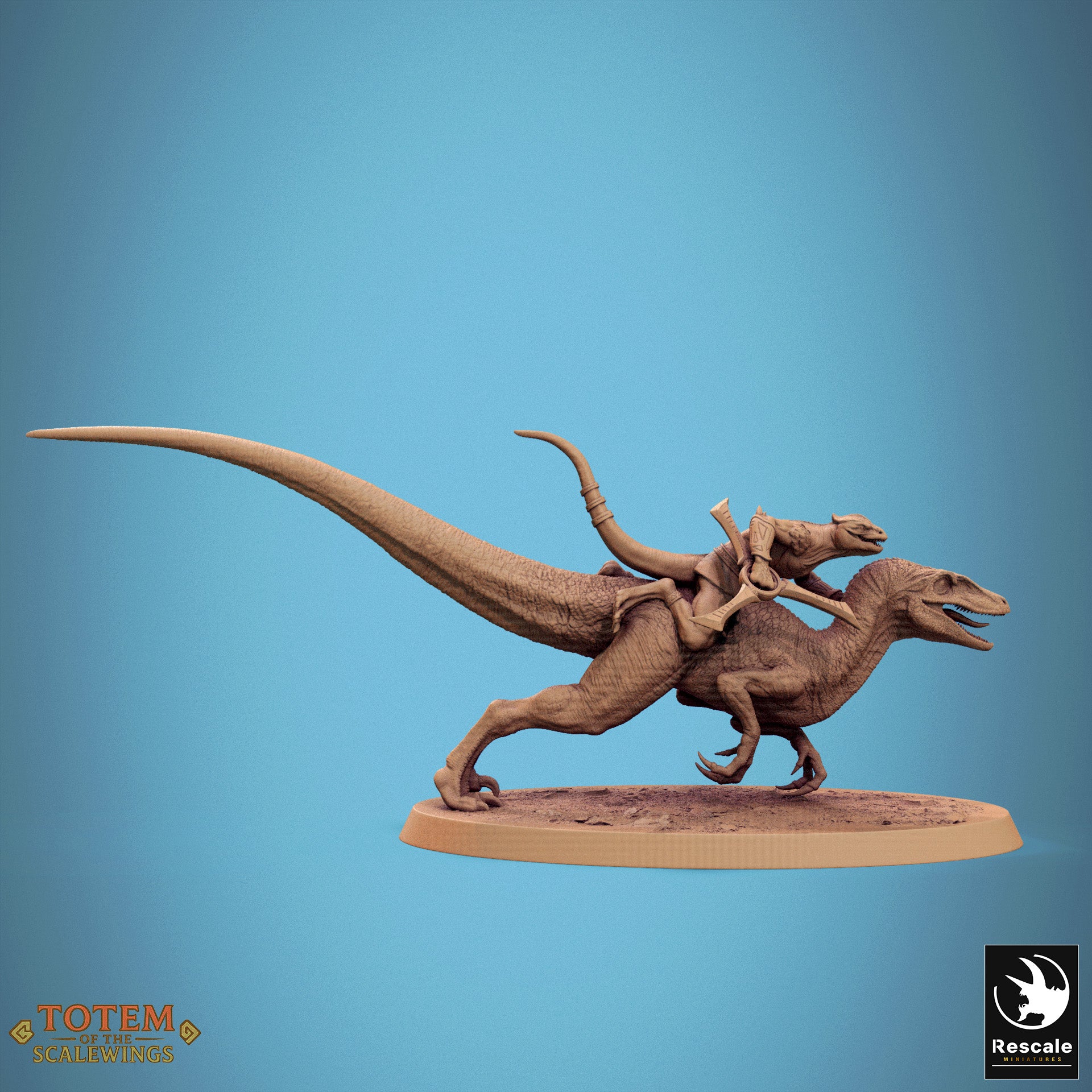 Jurassic Velociraptor - aus der Reihe Totem of the Scalewings von Rescale Miniatures