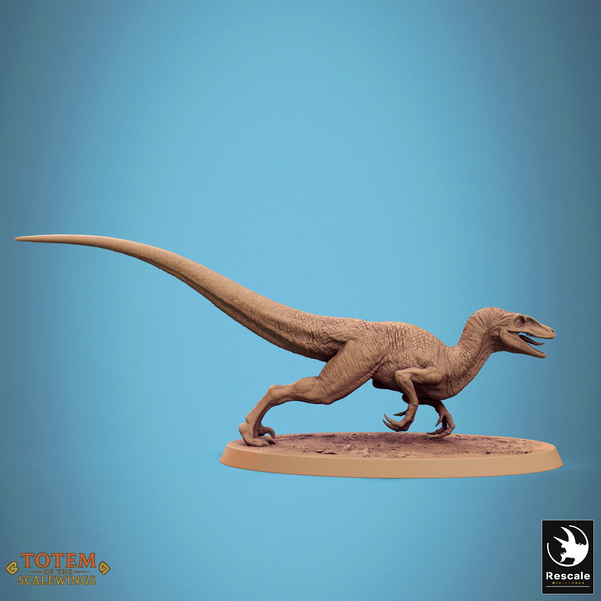 Jurassic Velociraptor - aus der Reihe Totem of the Scalewings von Rescale Miniatures