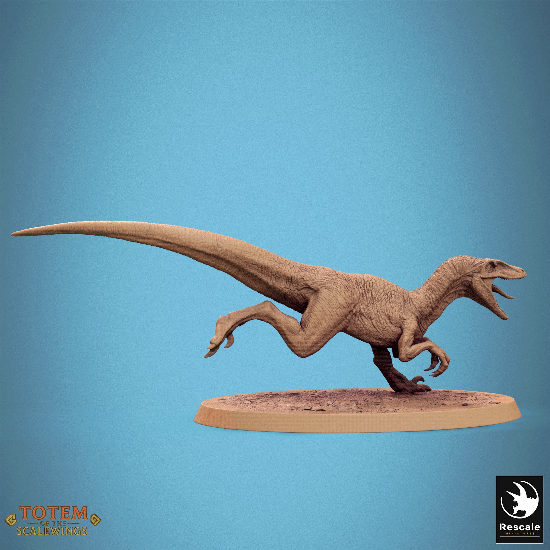 Jurassic Velociraptor - aus der Reihe Totem of the Scalewings von Rescale Miniatures