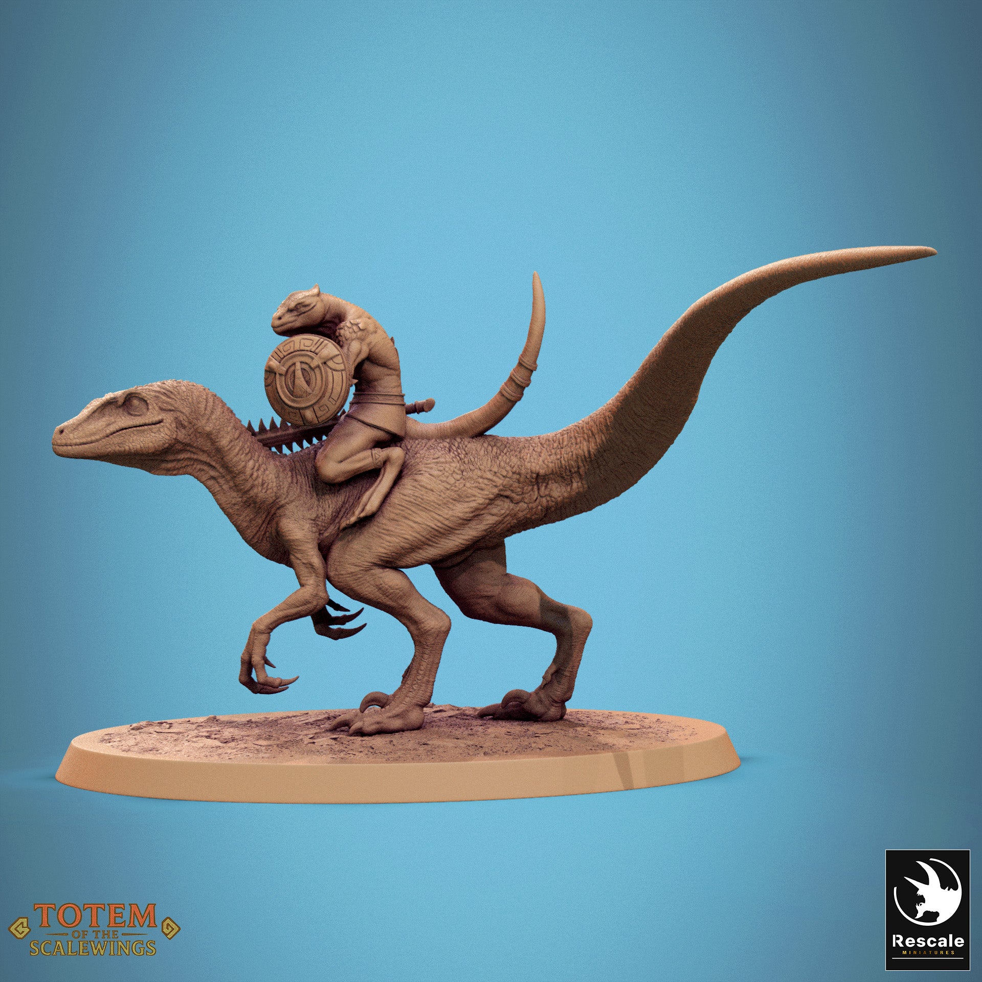 Jurassic Velociraptor - aus der Reihe Totem of the Scalewings von Rescale Miniatures
