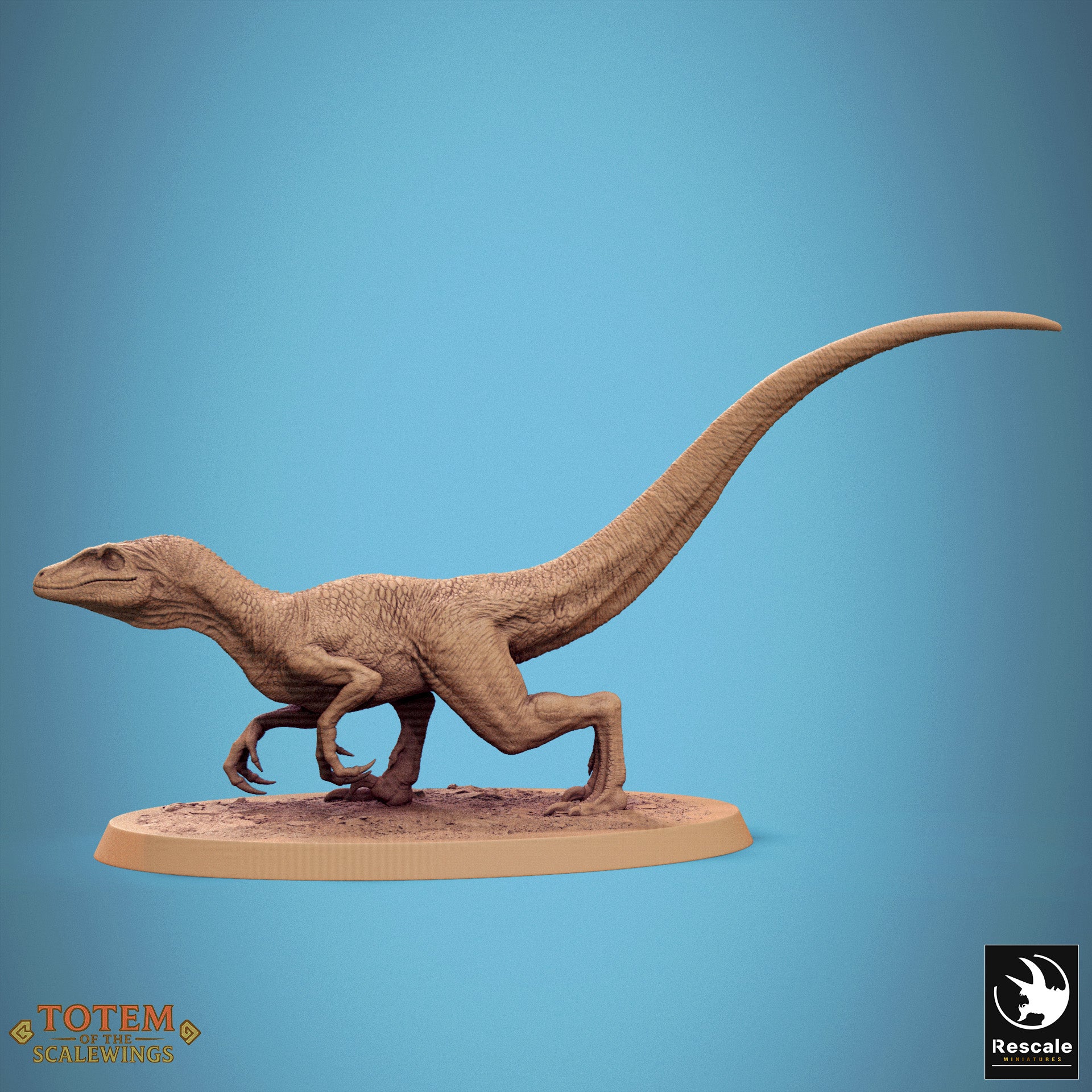 Jurassic Velociraptor - aus der Reihe Totem of the Scalewings von Rescale Miniatures
