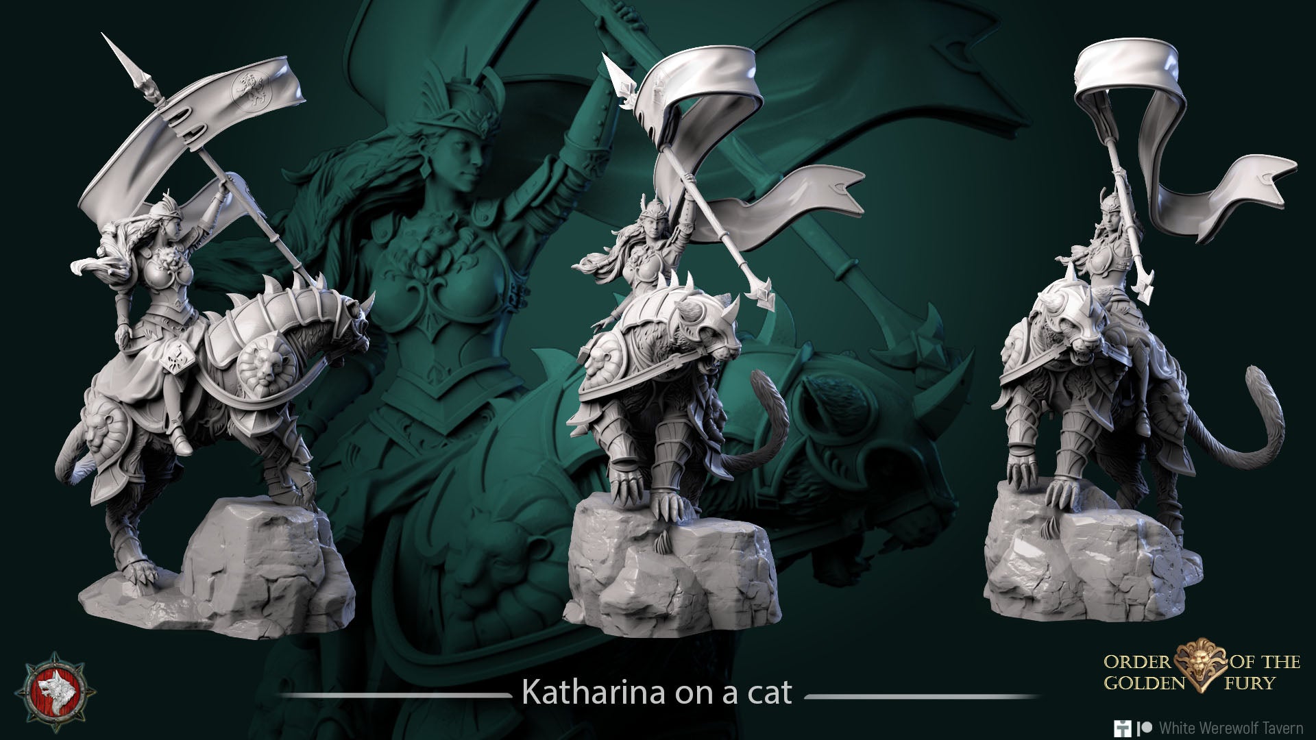 Katharina on a Cat - aus der Reihe Order of the golden Fury von White Werewolf Tavern