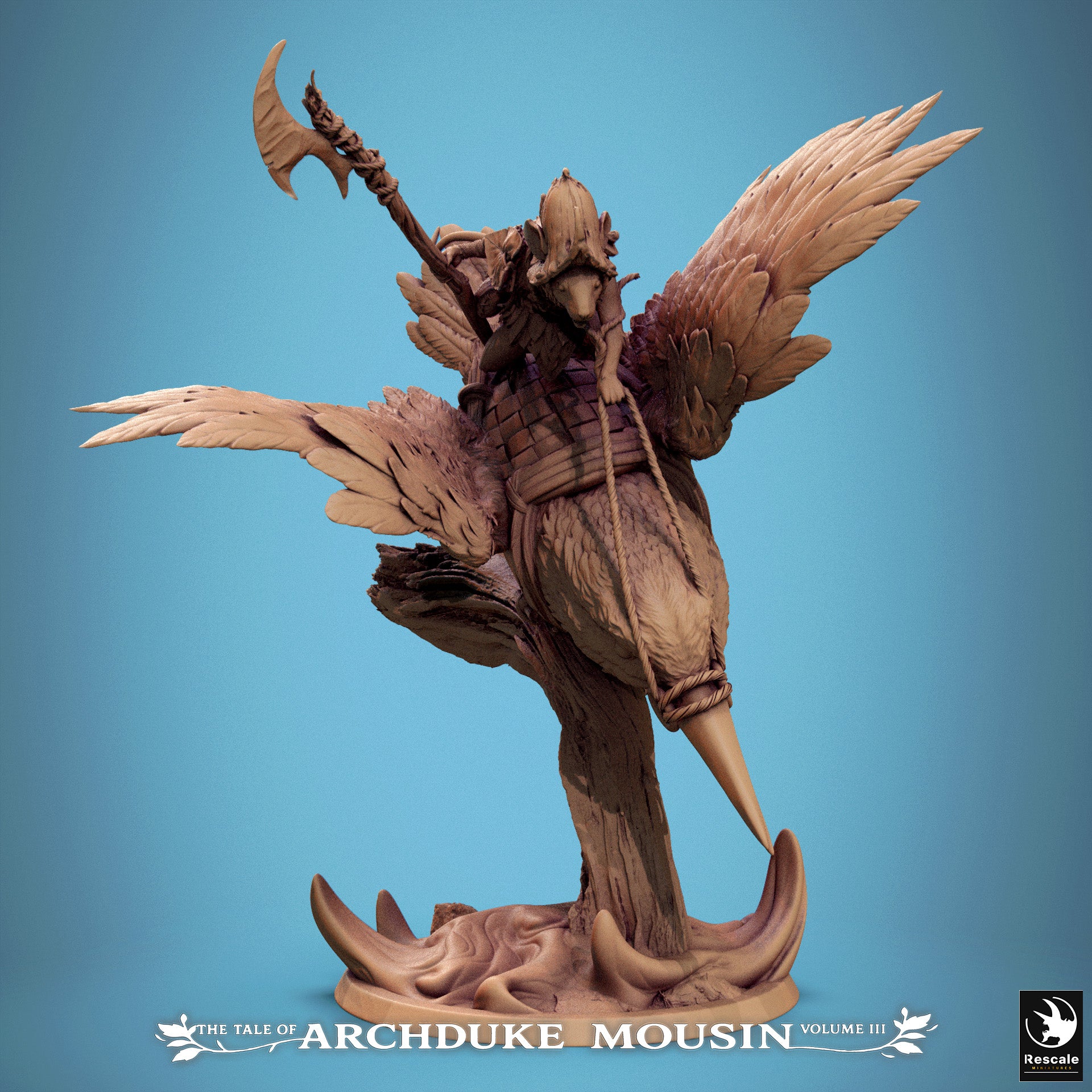 Mouse on Kingfisher Fall - Tales of Archduke Mousin III - Rescale Miniatures