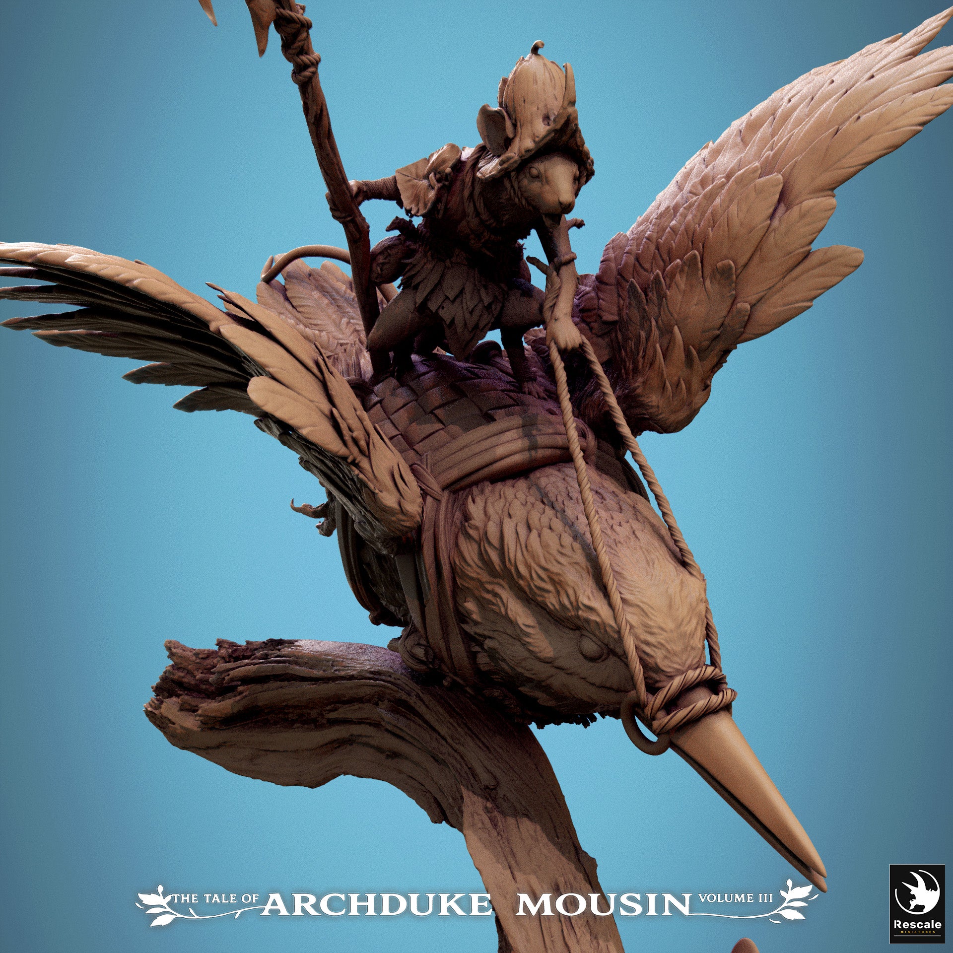 Mouse on Kingfisher Fall - Tales of Archduke Mousin III - Rescale Miniatures