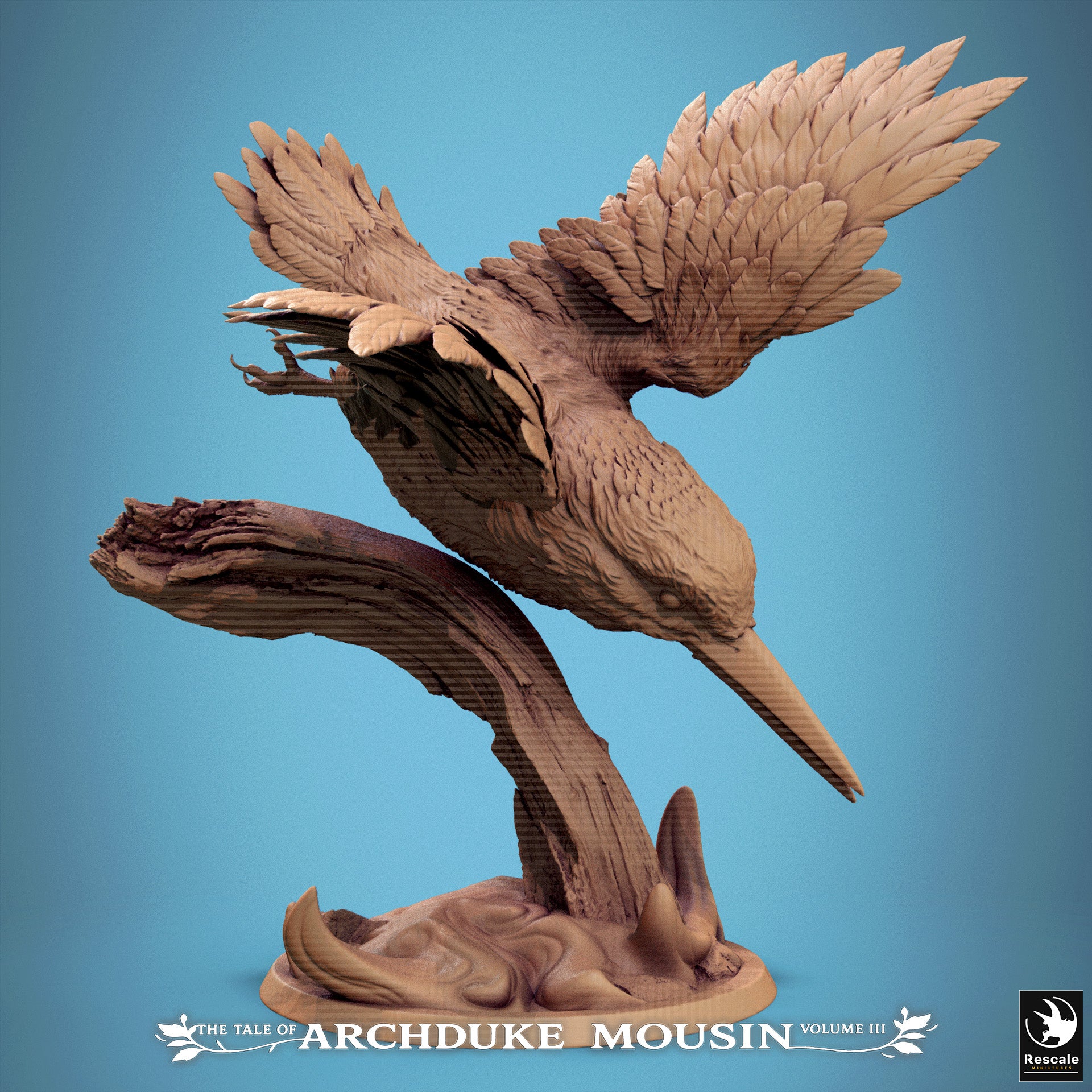 Mouse on Kingfisher Fall - Tales of Archduke Mousin III - Rescale Miniatures