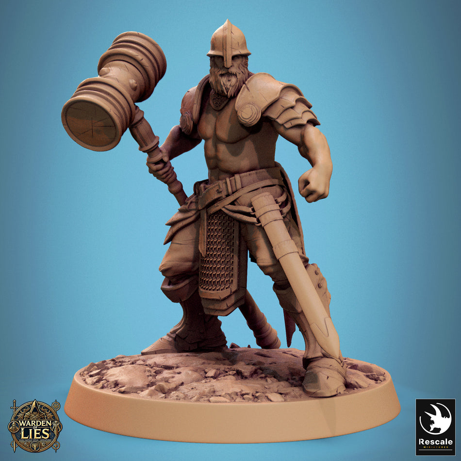Knight Of Valor - aus der Reihe Warden of Lies von Rescale Miniatures