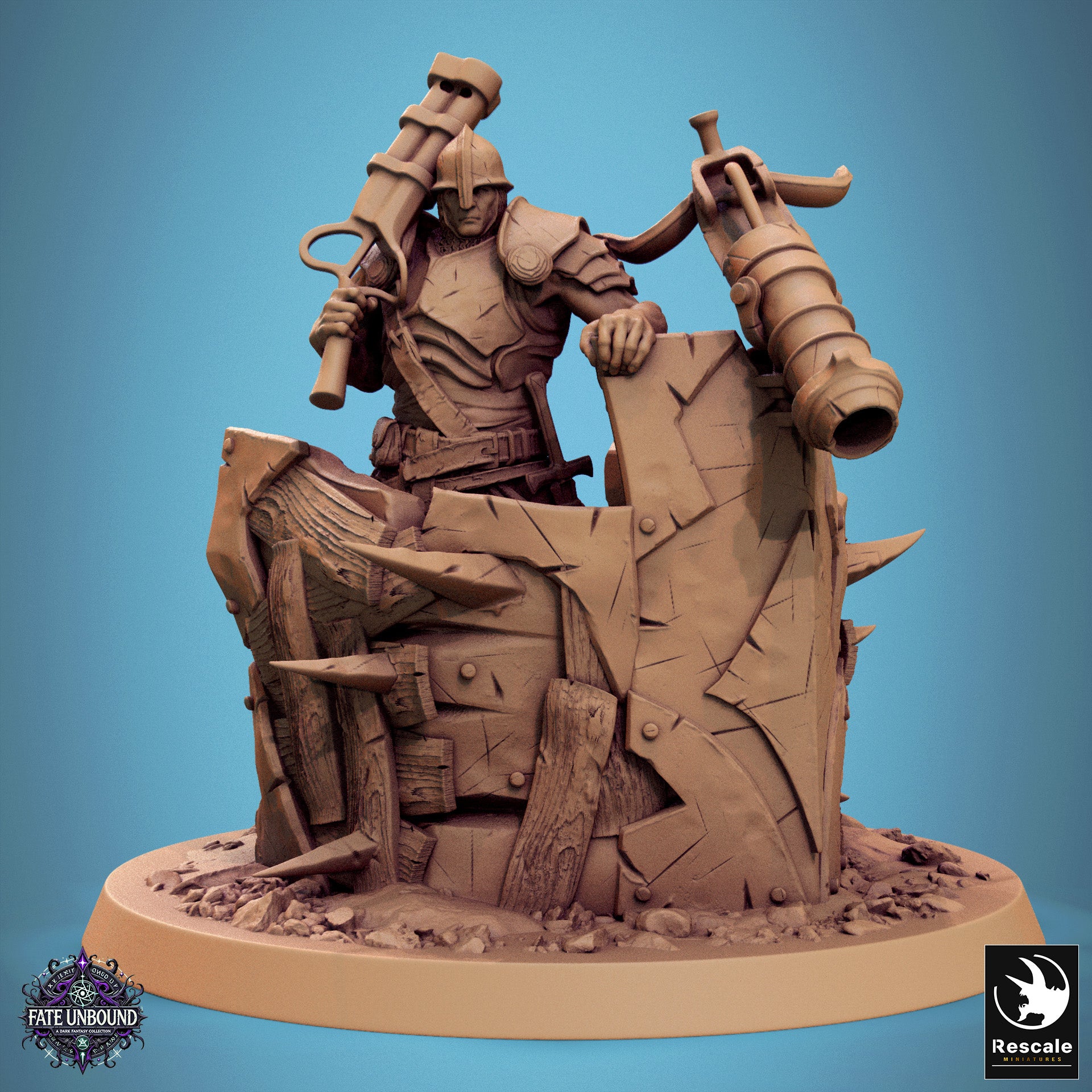 Chevalier de la Valeur - de la série Warden of Lies de Rescale Miniatures