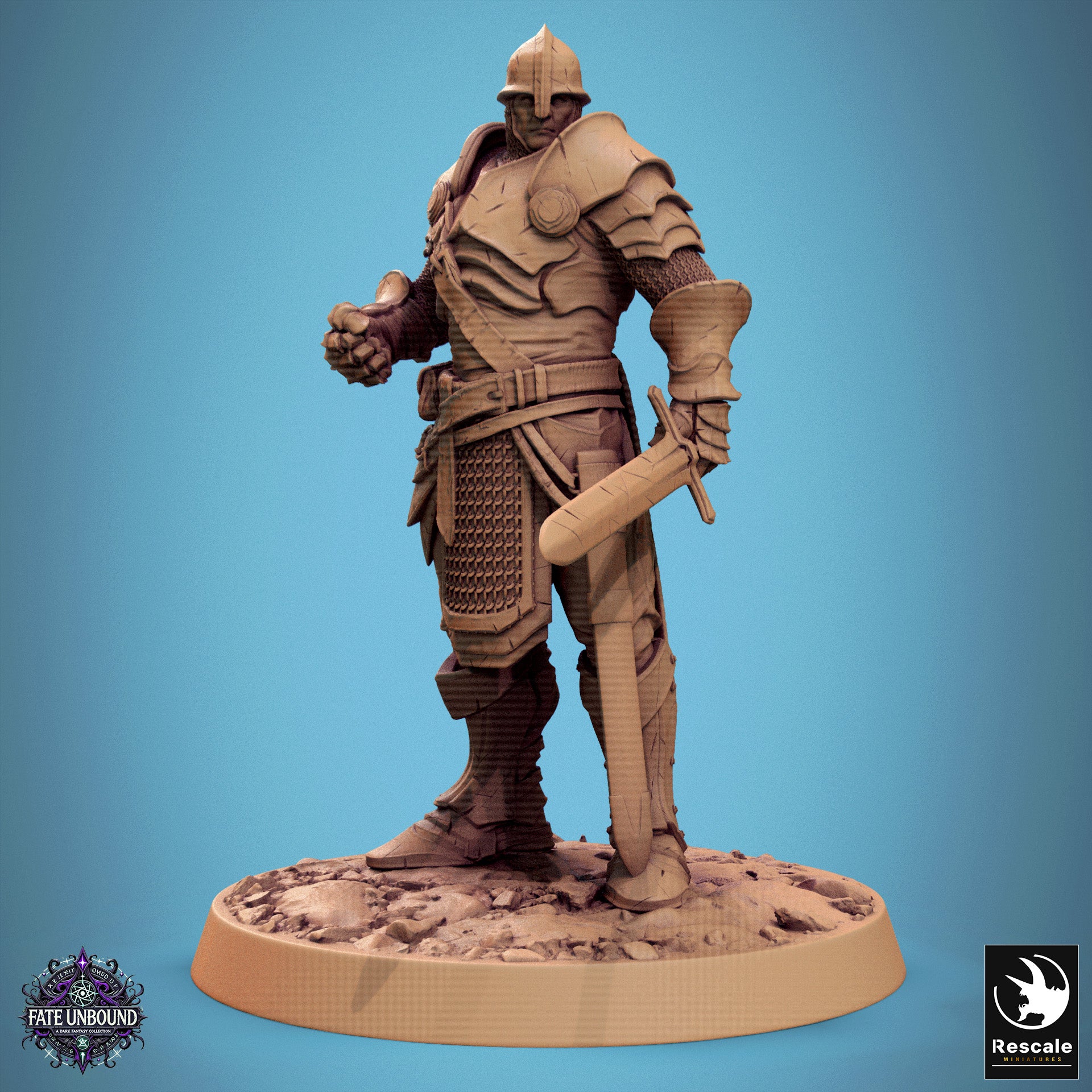 Chevalier de la Valeur - de la série Warden of Lies de Rescale Miniatures