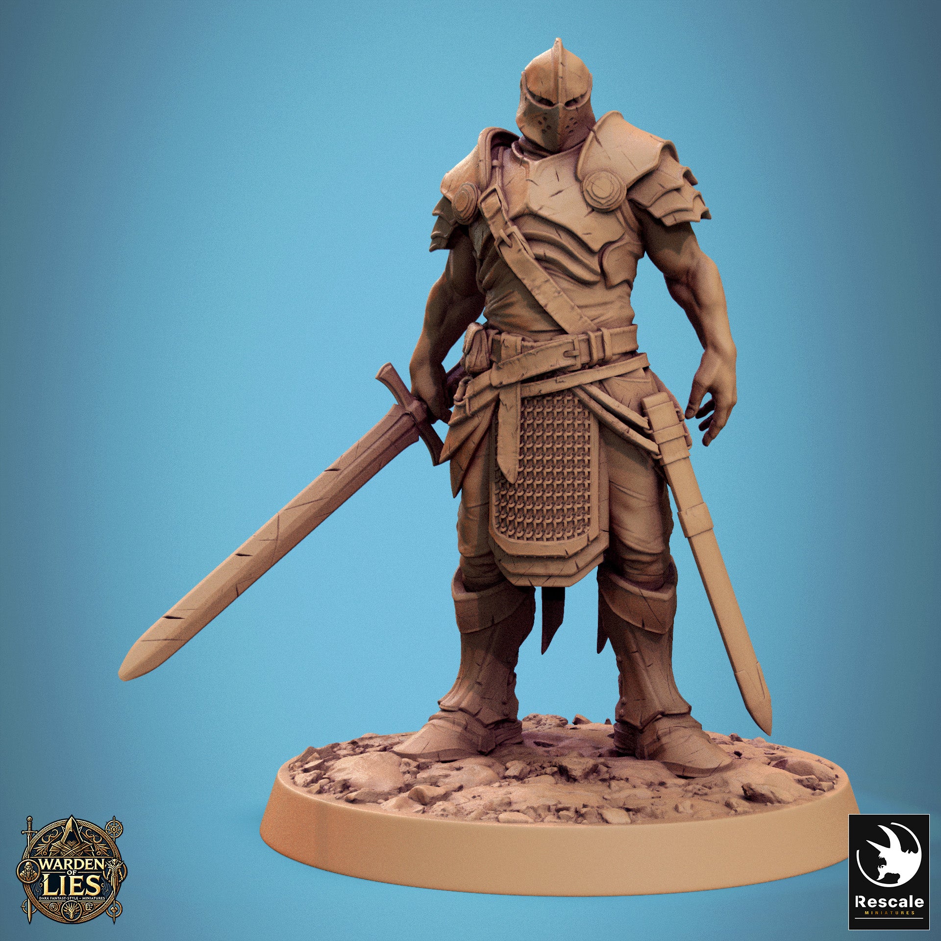 Chevalier de la Valeur - de la série Warden of Lies de Rescale Miniatures