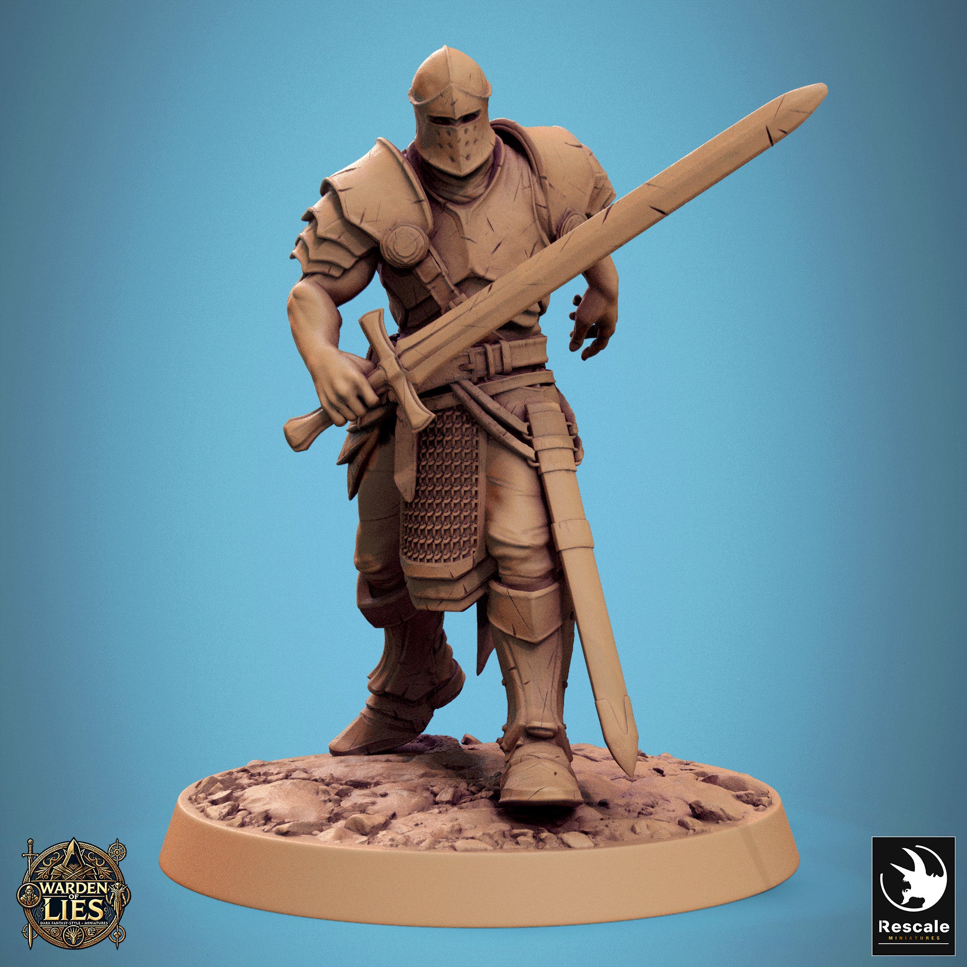 Chevalier de la Valeur - de la série Warden of Lies de Rescale Miniatures