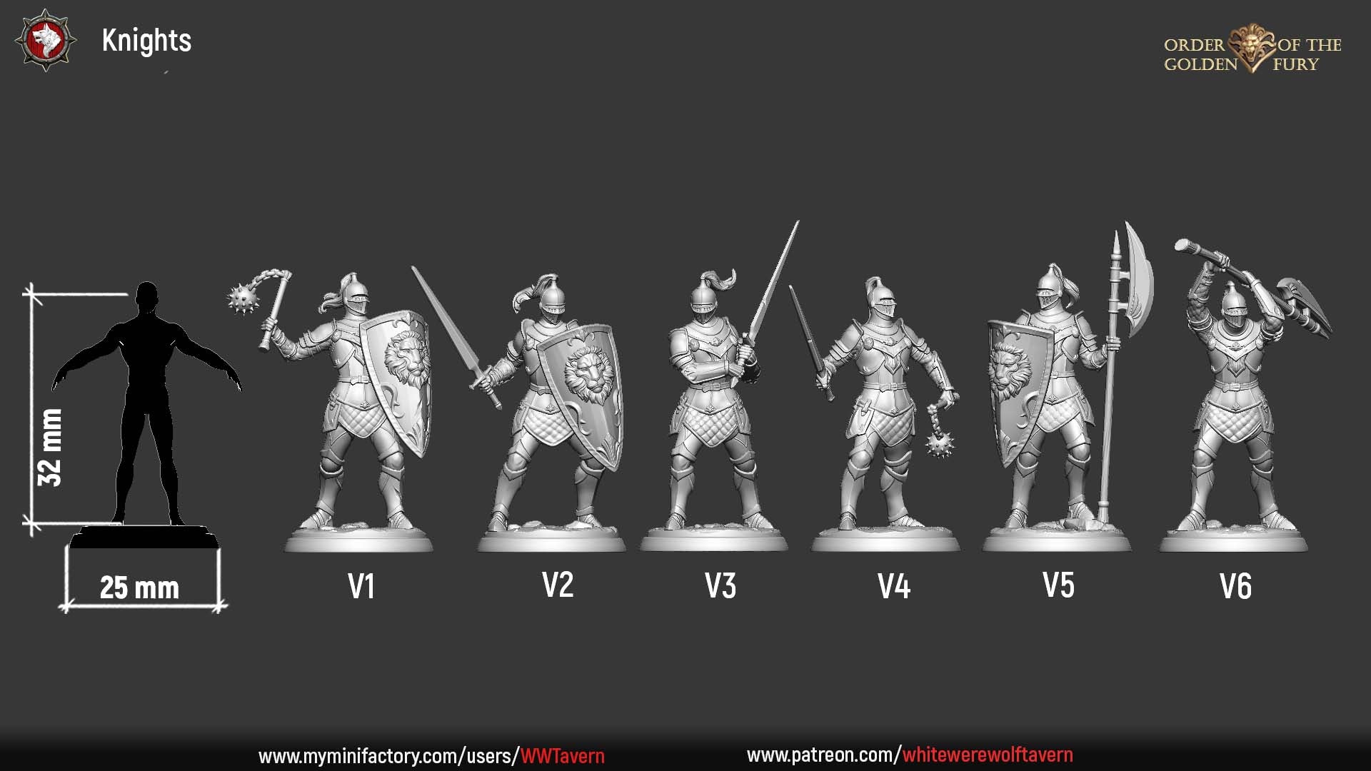 Knights - aus der Reihe Order of the golden Fury von White Werewolf Tavern